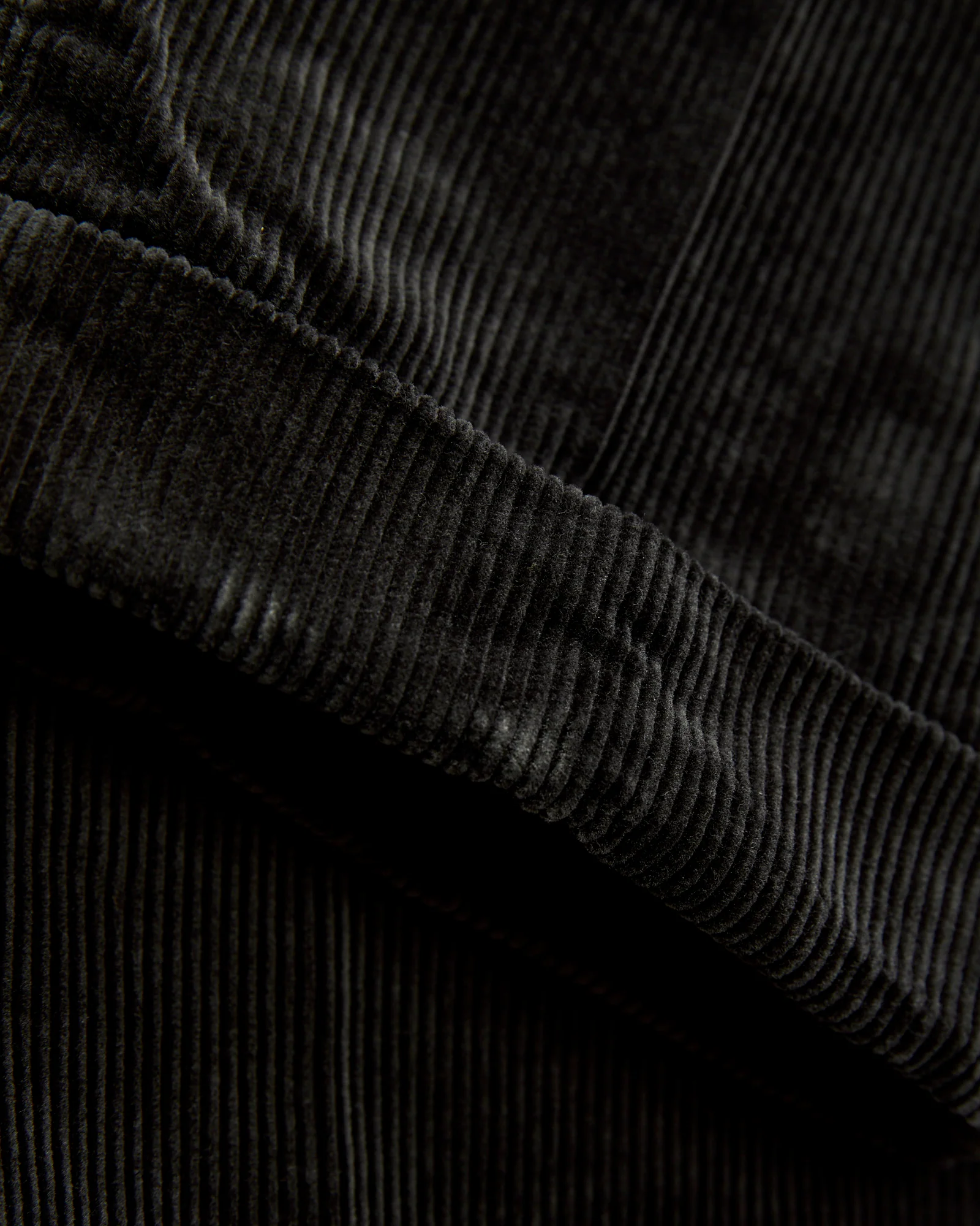 2-Pleat Corduroy Trousers in Charcoal - Image 8
