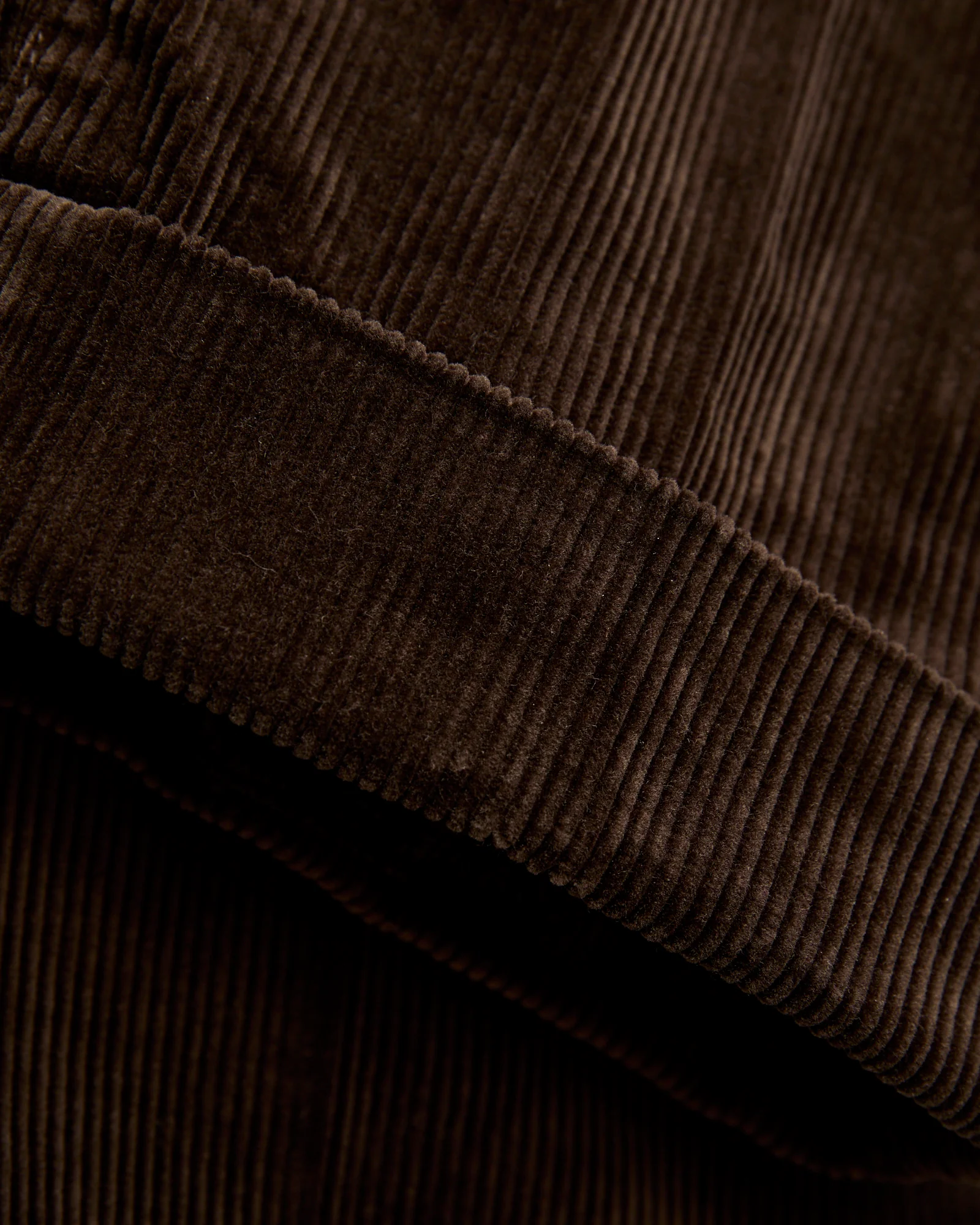 2-Pleat Corduroy Trousers in Dark Brown - Image 8