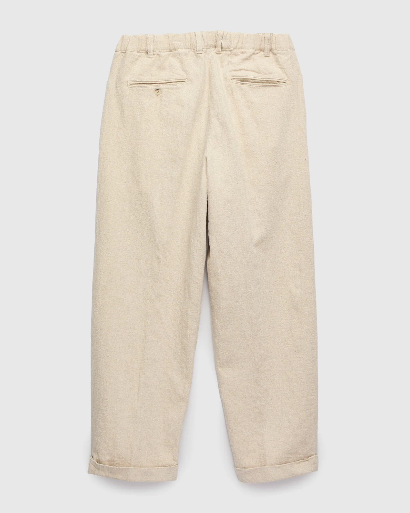 2-Pleat Linen Relax Trousers in Natural - Image 2