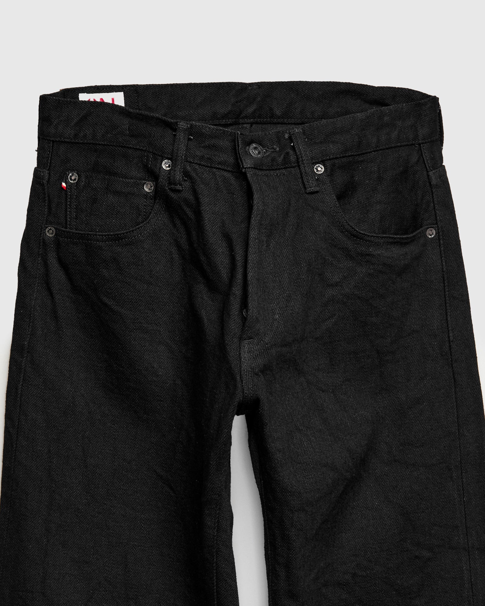 200ZR-BKBK "Secret Black" 20oz Selvedge Denim - Wide Straight Fit - Image 6