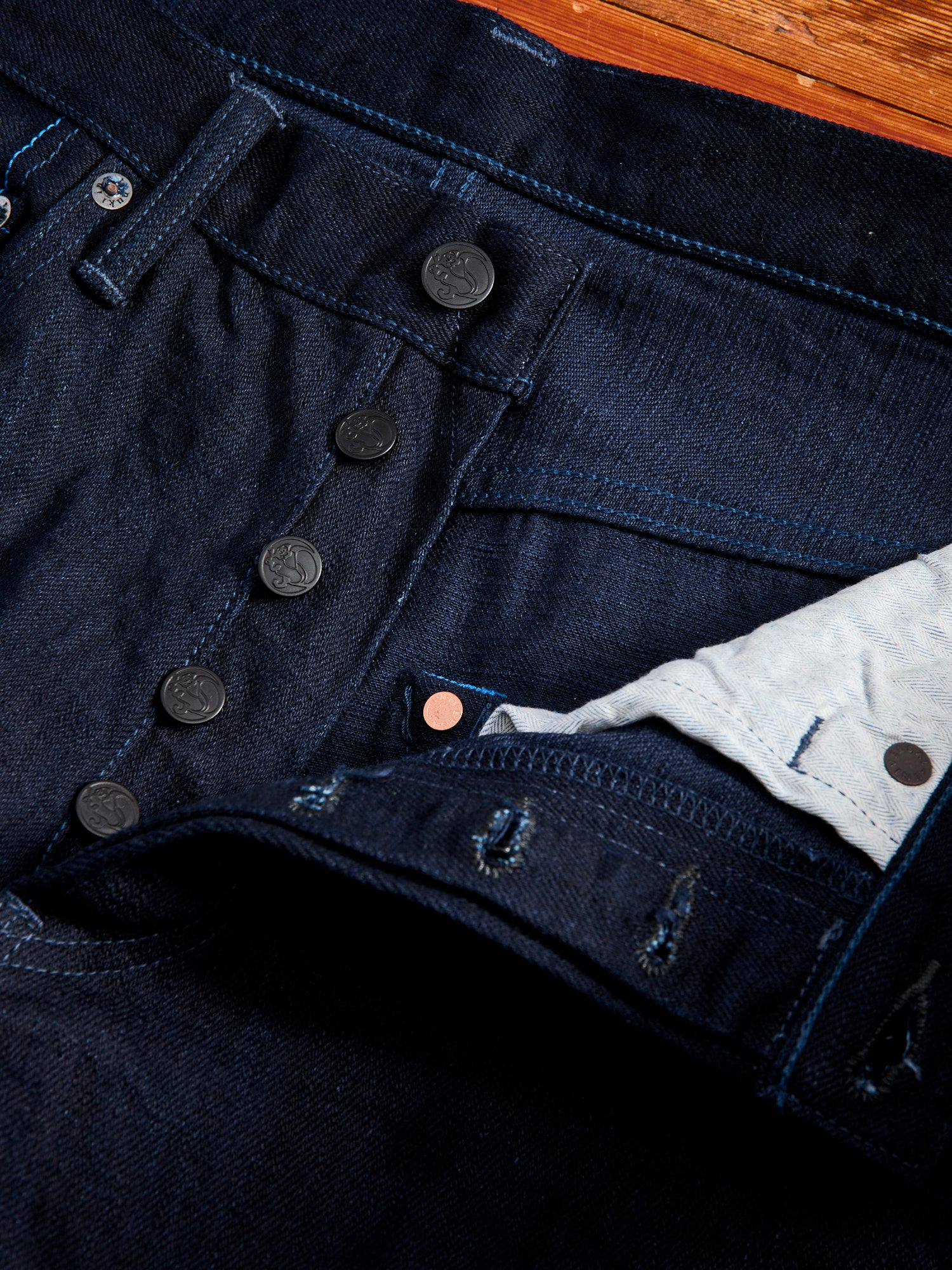 202ID "Double Indigo" 15oz Selvedge Denim - High Tapered Fit - Image 10