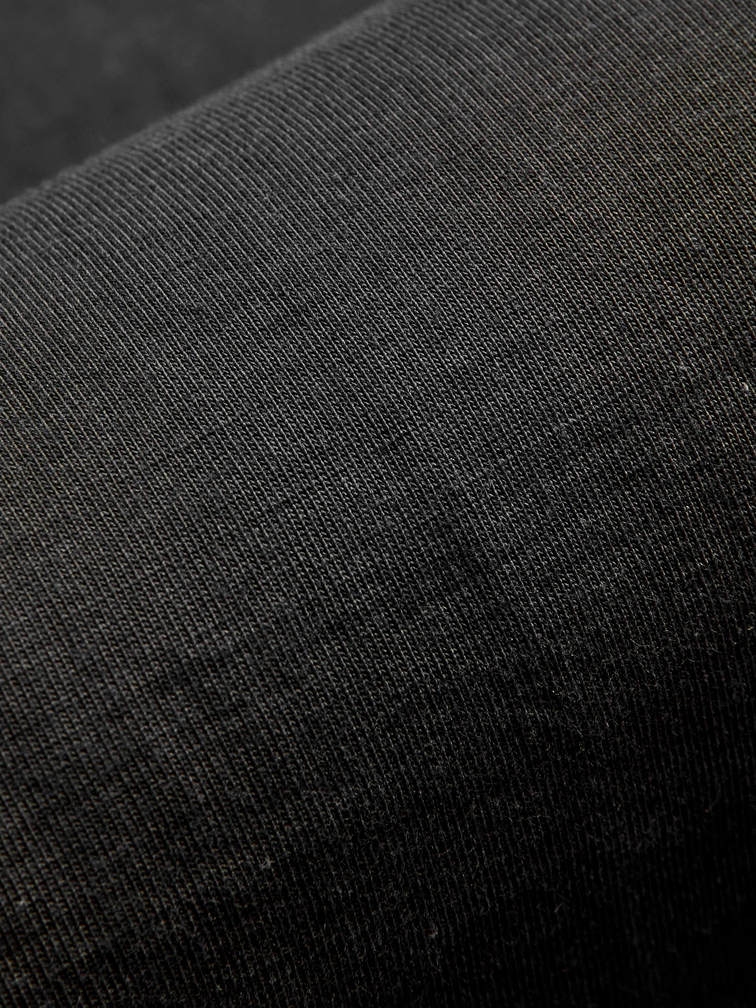 206 "Good Originals" 7.2oz Loopwheel Henley in Charcoal - Image 7
