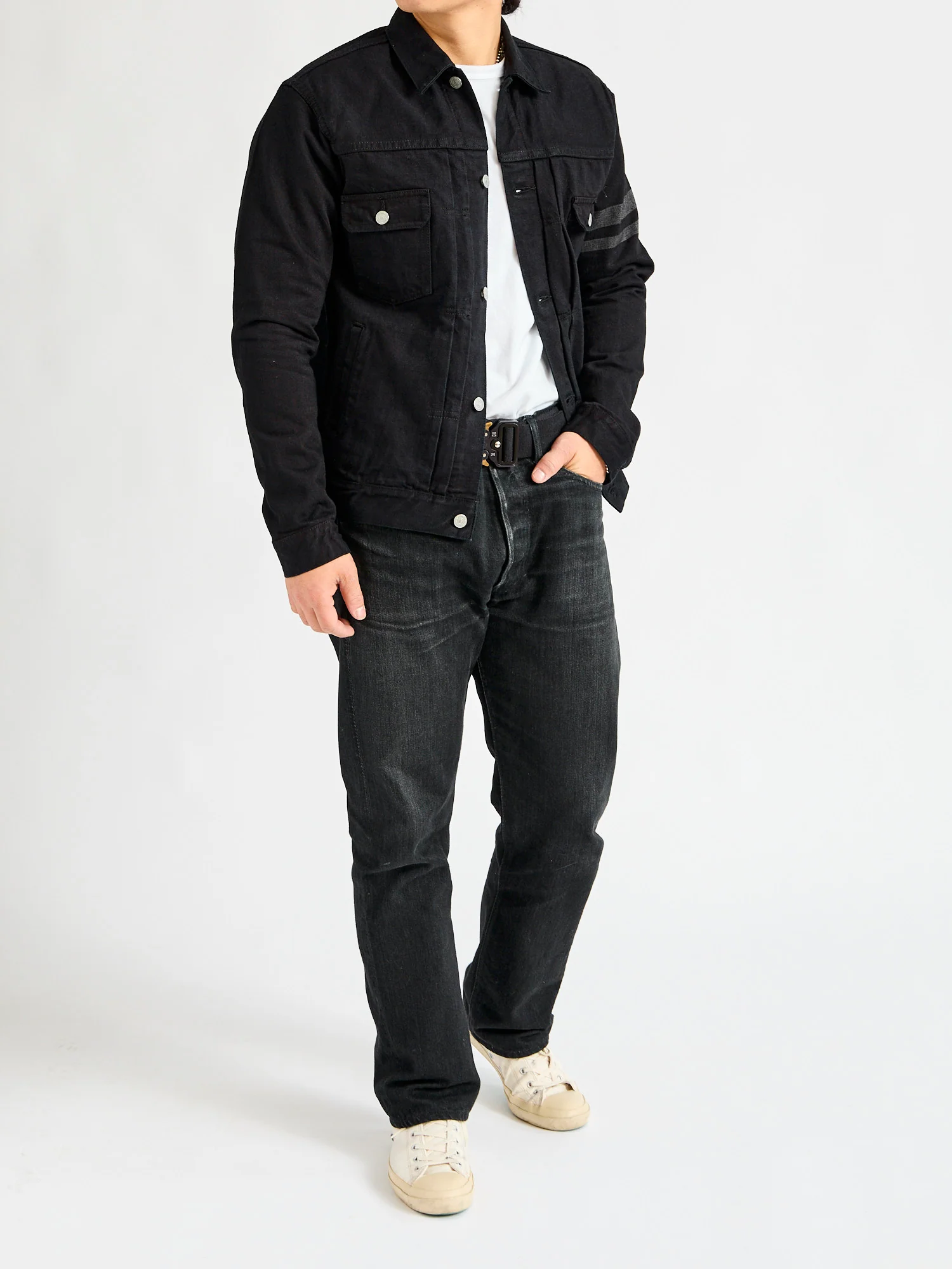 2105SP-OD "Sumi Ink Overdye" 15.7oz Selvedge Denim Type-2 Jacket - Image 14