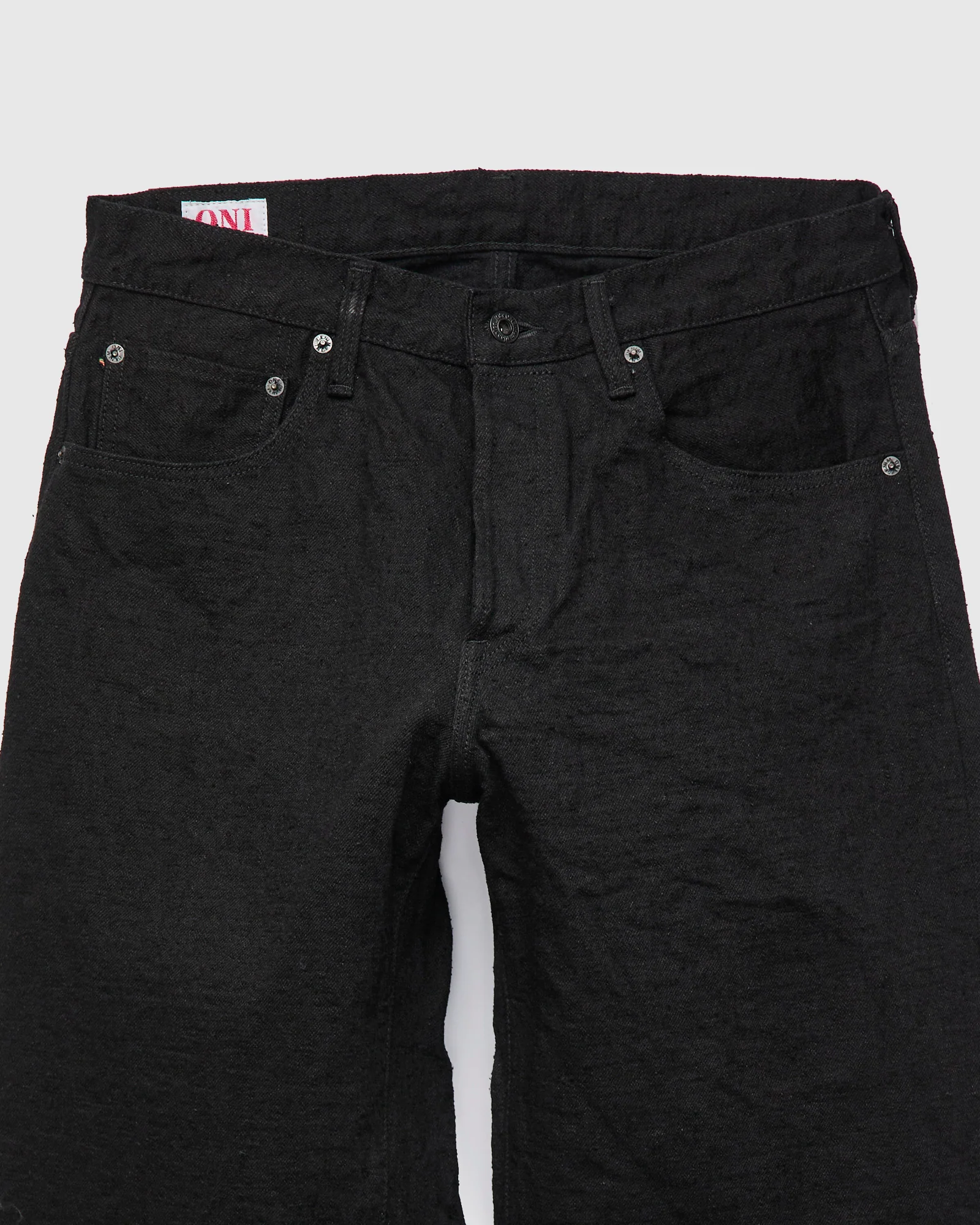 222CCD-BKBK "Crushed Concrete Black" 15oz Selvedge Denim - Super Wide Straight Fit - Image 5