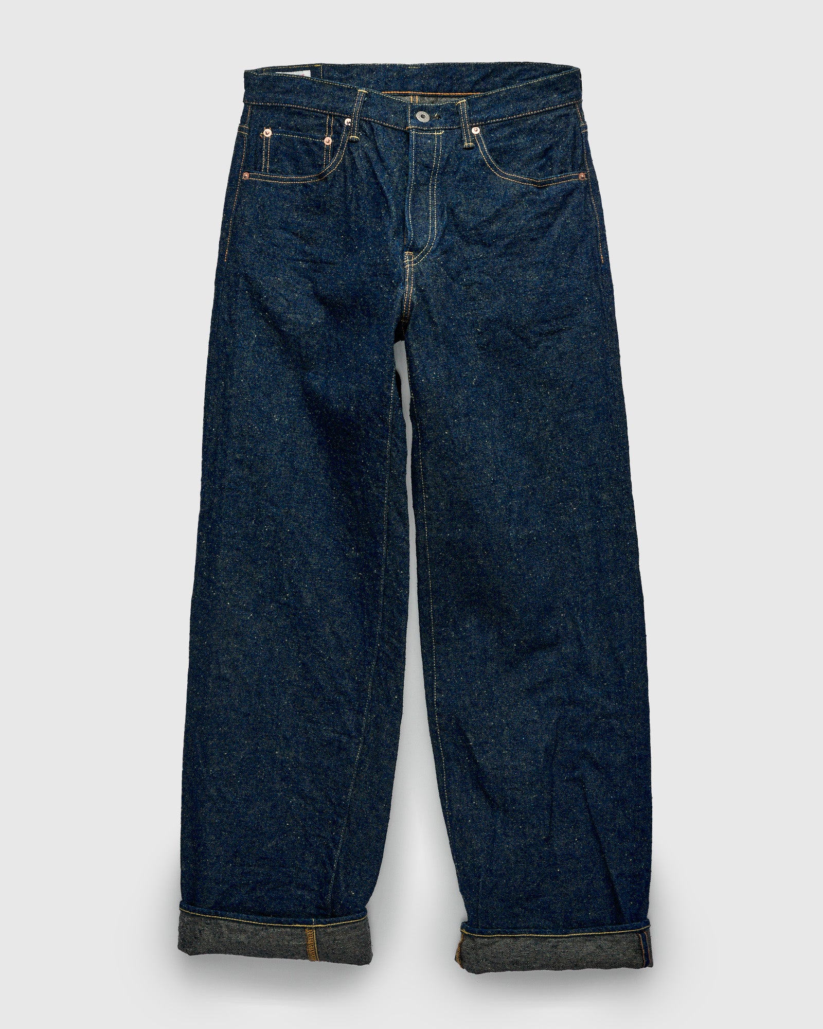 222CCD-GOLV "Crushed Concrete" 15oz Selvedge Denim - Super Wide Straight Fit - Image 2