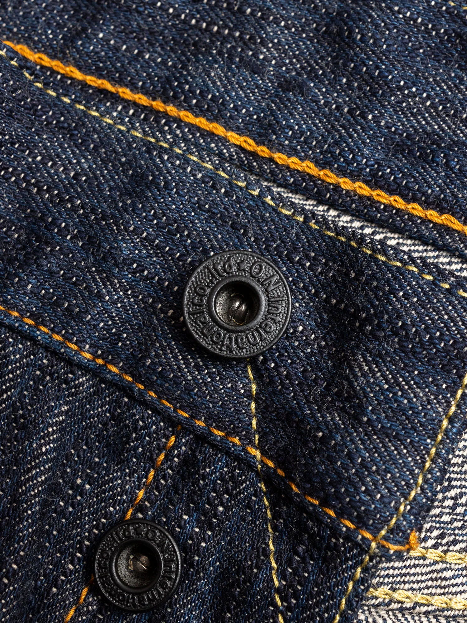 245-NIKHN "Natural Indigo Kihannen" 18oz Selvedge Denim - Regular Straight Fit - Image 7