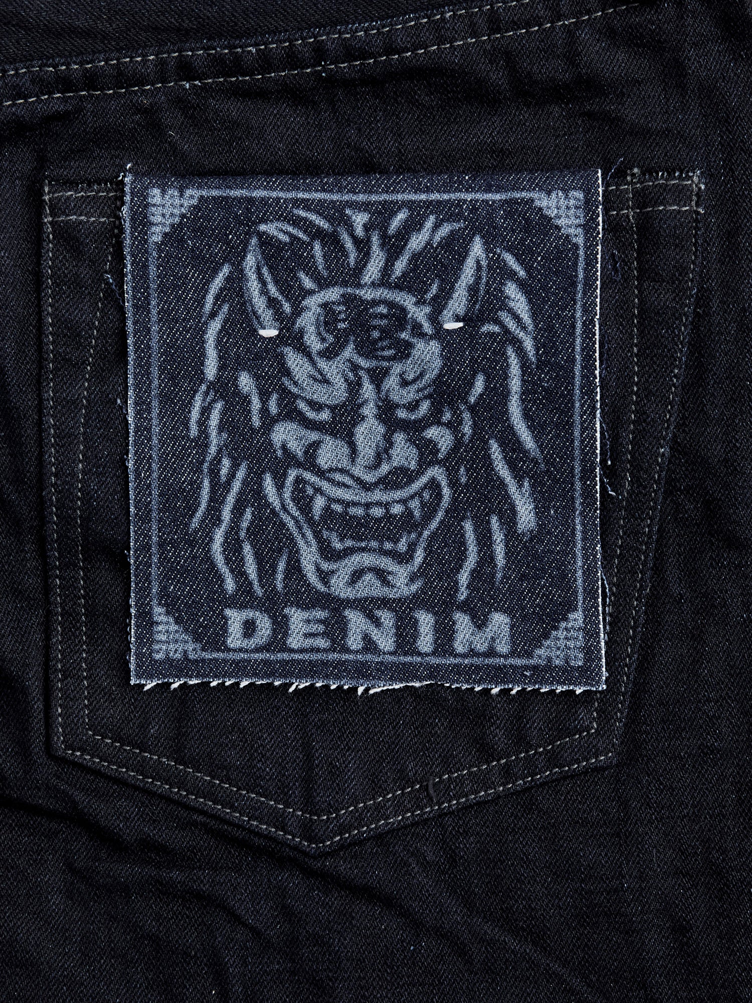 246-14BLK "Indigo Black" 14oz Selvedge Denim - Clean Straight Fit - Image 4