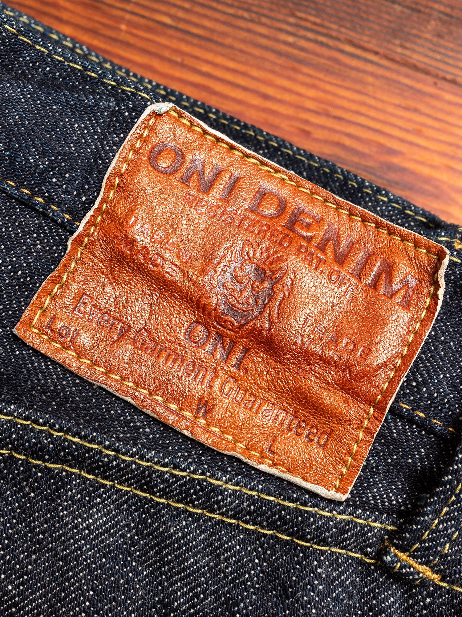 246-GC16 "Greencast" 16oz Selvedge Denim - Clean Straight Fit - Image 3