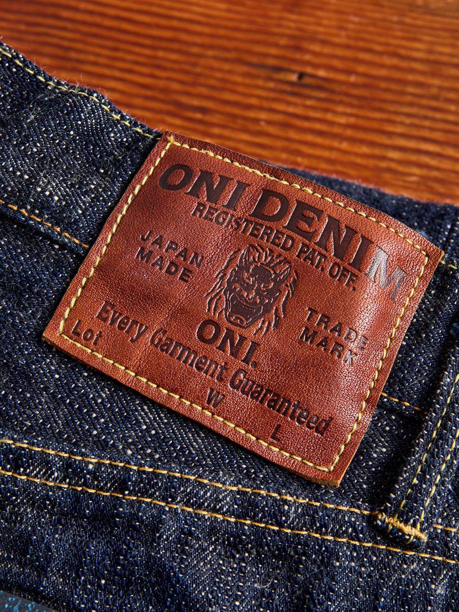 246 "Kasuri" 17oz Slub Selvedge Denim - Clean Straight Fit - Image 5