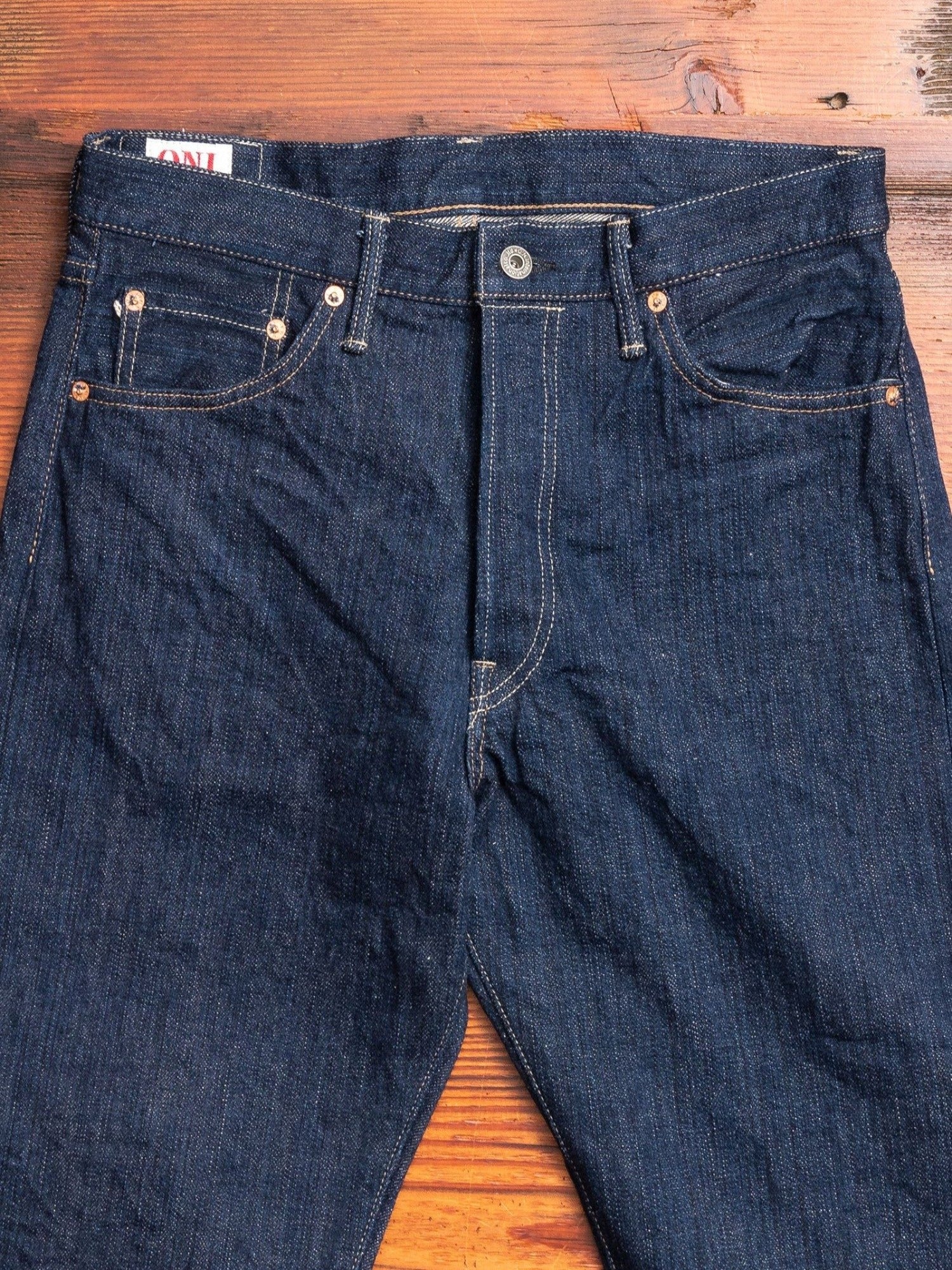 246 "Kiwami" 16oz Natural Indigo Selvedge Denim - Clean Straight Fit - Image 4