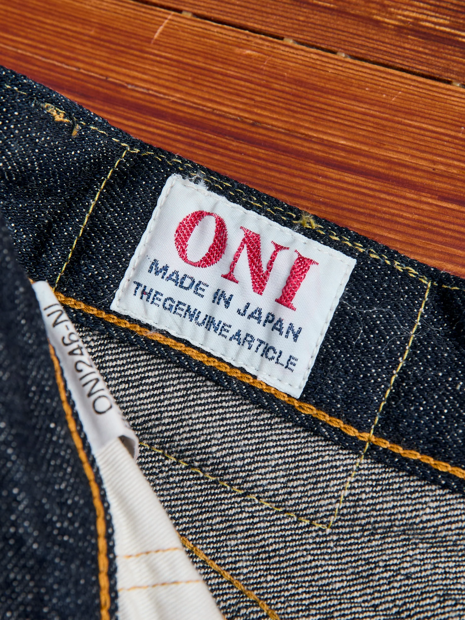 246 "Sleeping Demon" Natural Indigo 15.5oz Selvedge Denim - Clean Straight Fit - Image 12