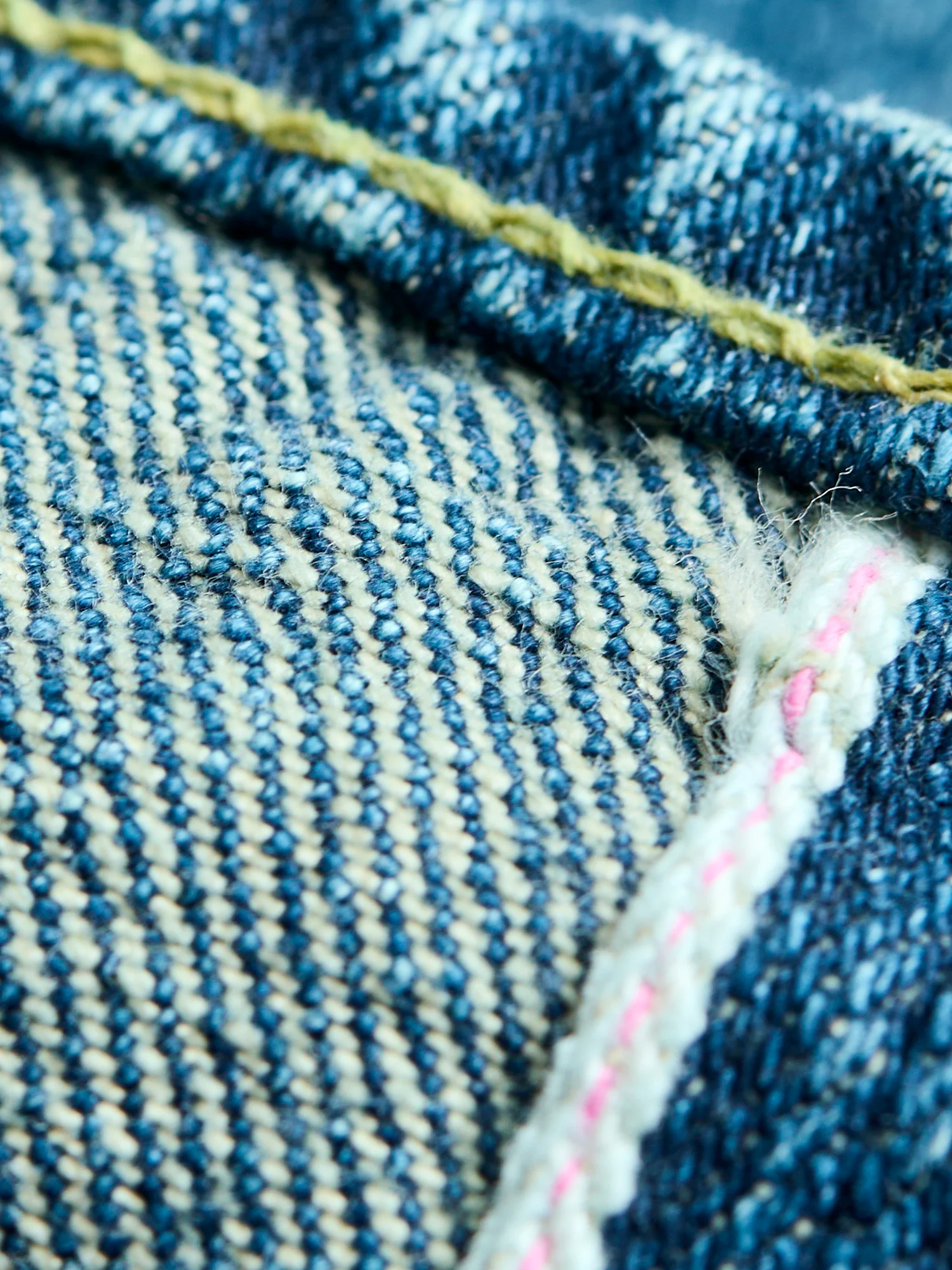 246-USED "Ishikawadai" 15oz Washed Selvedge Denim - Clean Straight Fit - Image 12