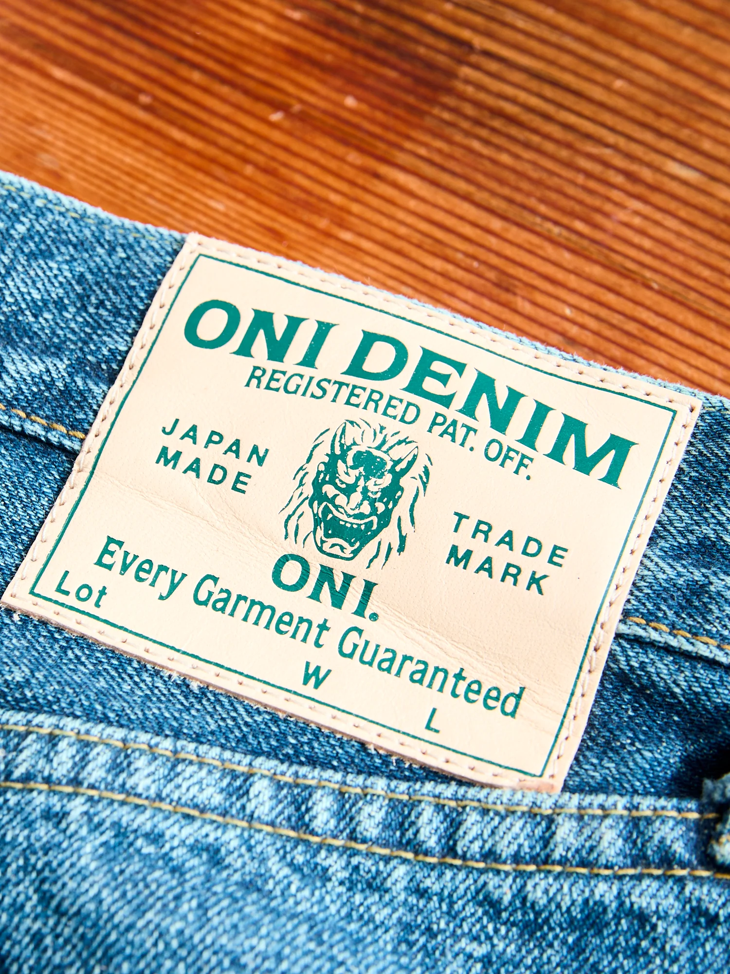 246-USED "Ishikawadai" 15oz Washed Selvedge Denim - Clean Straight Fit - Image 9