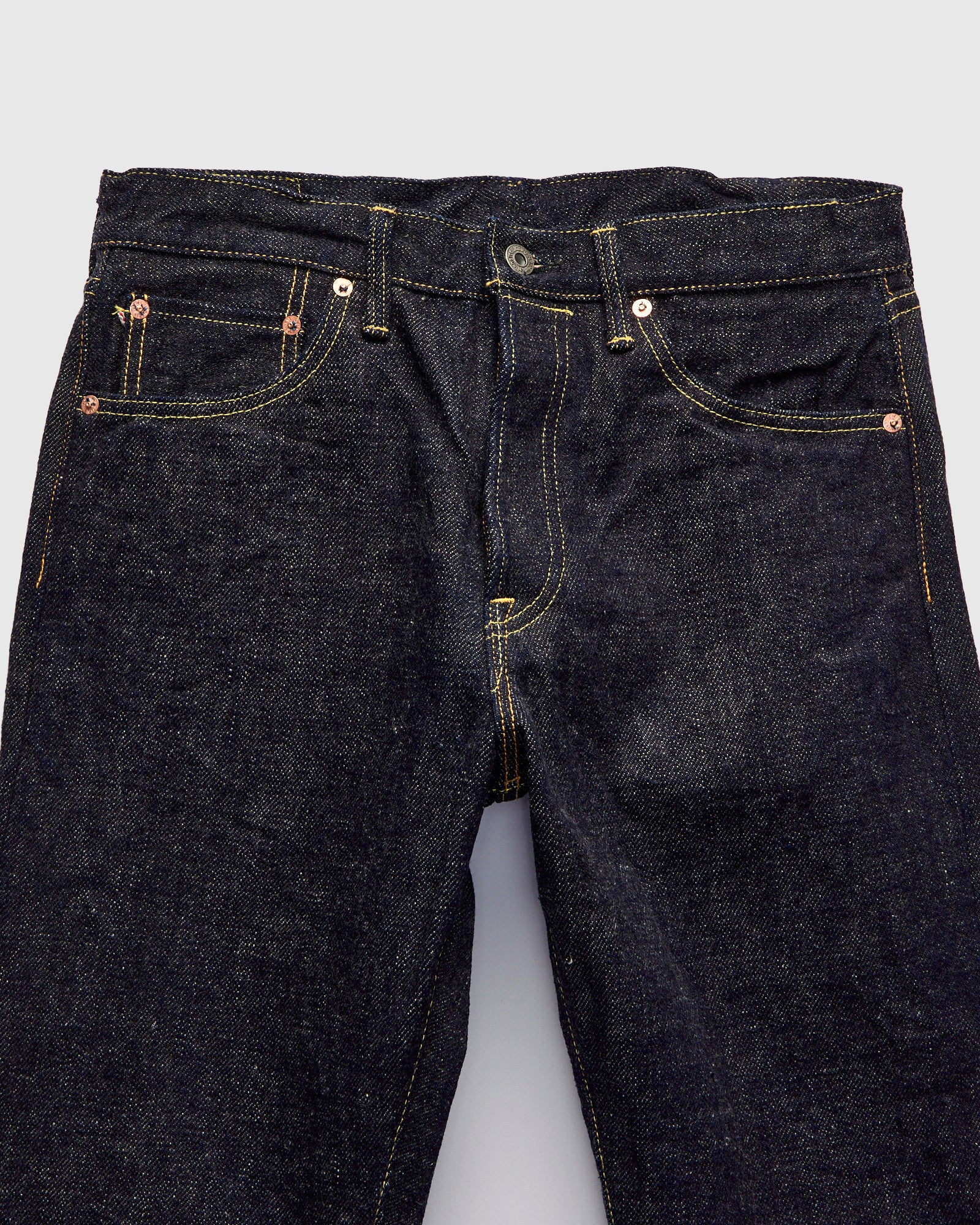 246-DIZR "Dark Indigo Secret Denim" 20oz Selvedge Denim - Clean Straight Fit - Image 5