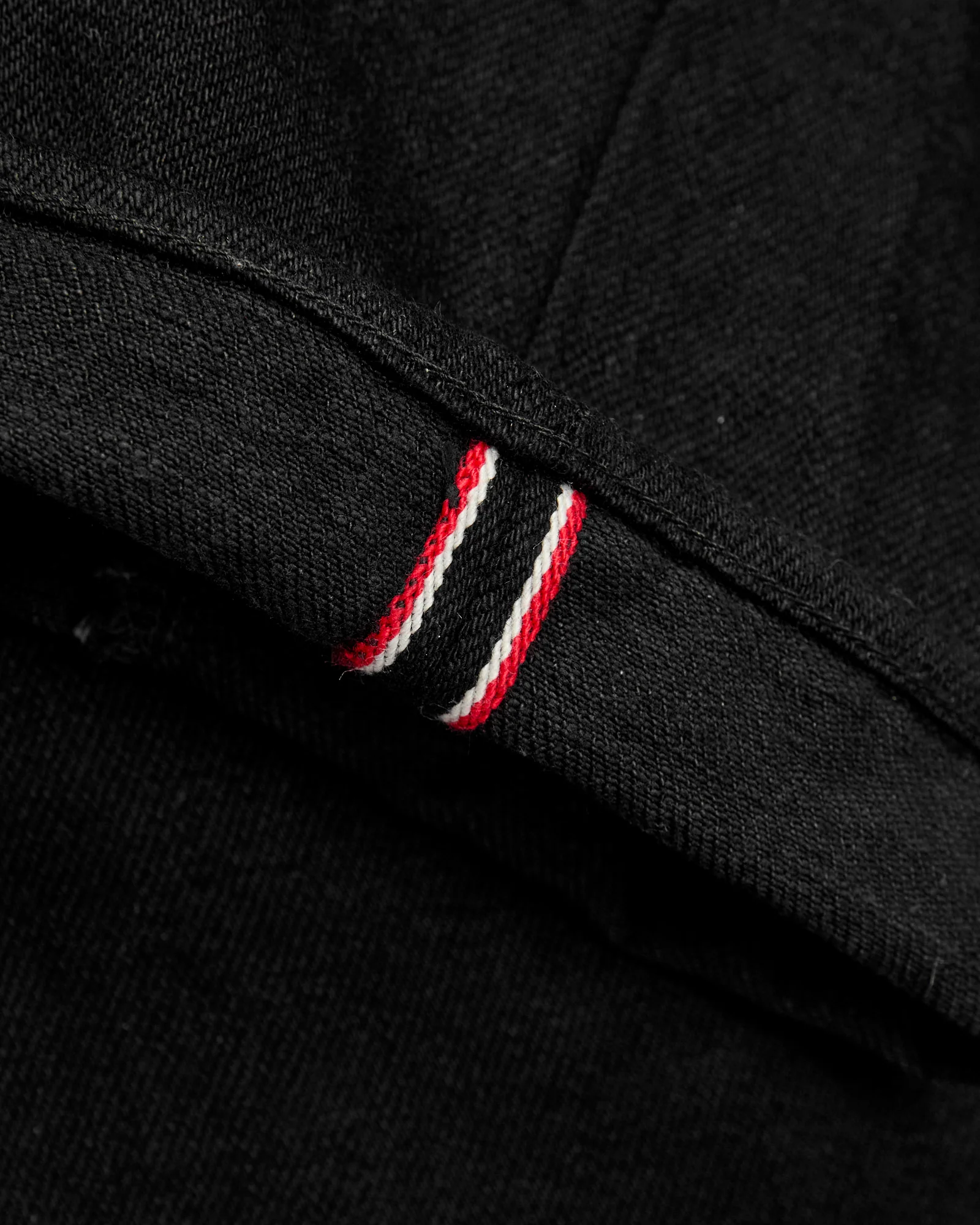 246ZR-BKBK "Secret Black" 20oz Selvedge Denim - Clean Straight Fit - Image 11