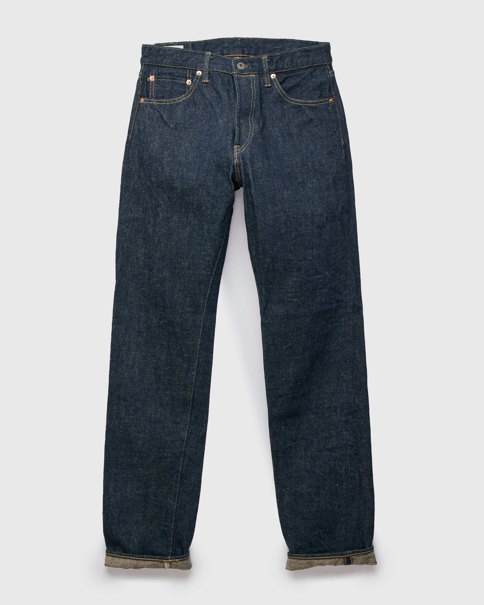 246ZR "Secret Denim – Beige Kabuki" 20oz Selvedge Denim - Clean Straight Fit - Image 2