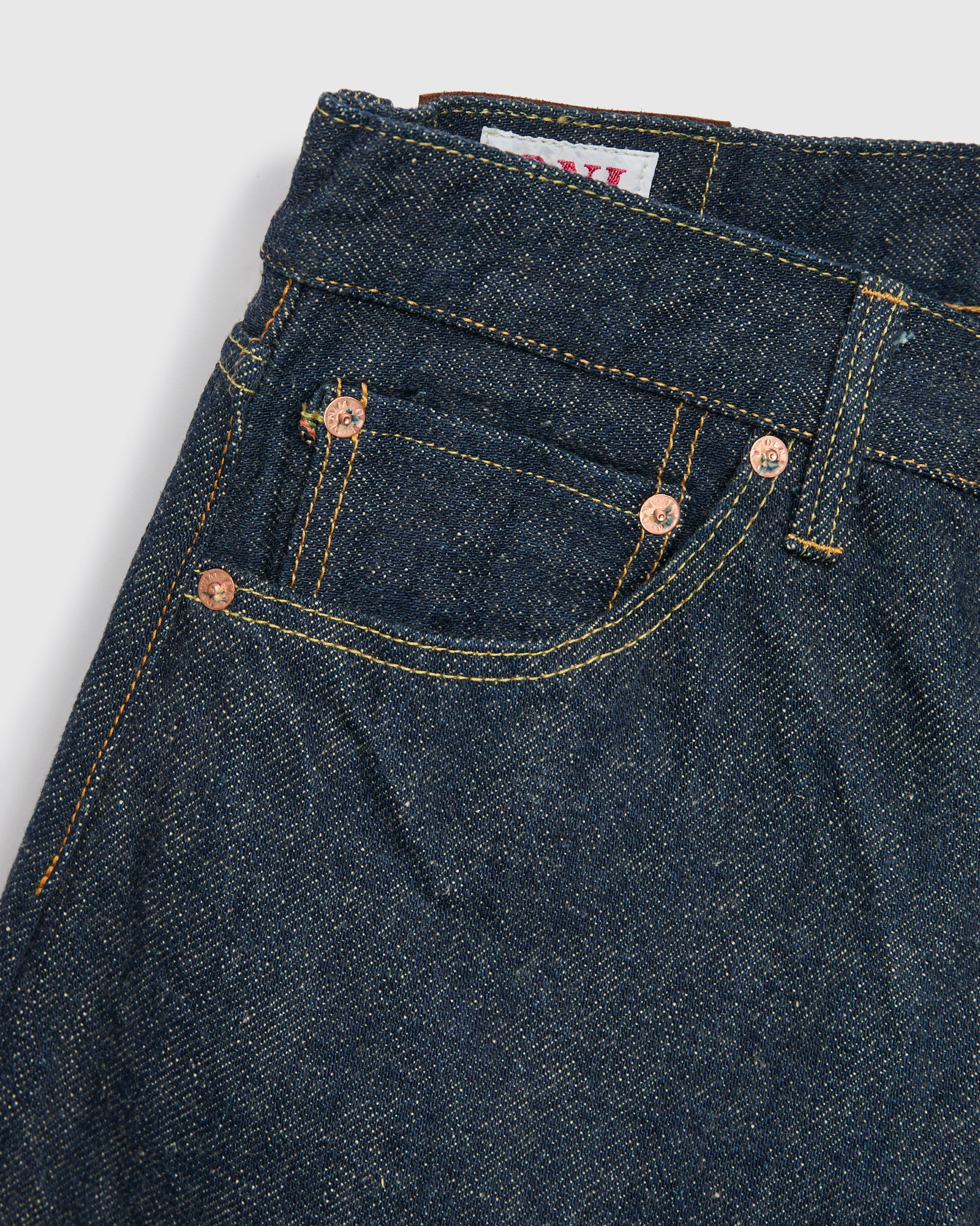 246ZR "Secret Denim – Beige Kabuki" 20oz Selvedge Denim - Clean Straight Fit - Image 8