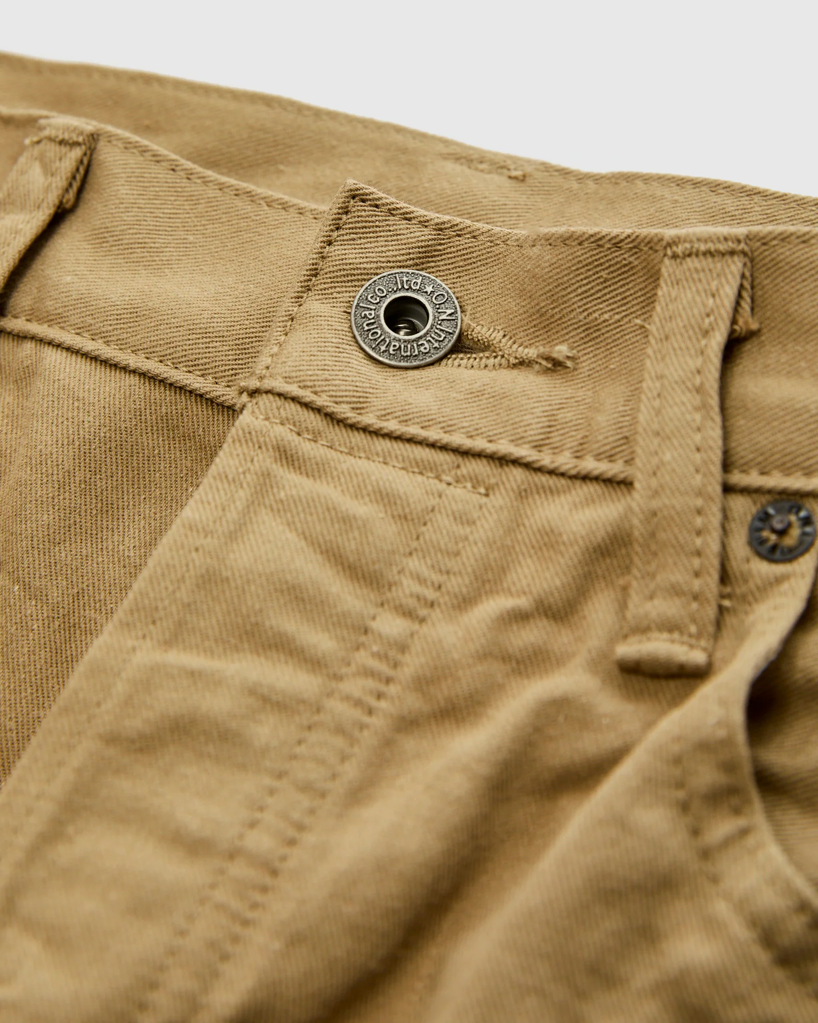 266SVC-KHB "Khaki Beige" 8oz Selvedge Chino Pants - Relaxed Straight Fit - Image 6