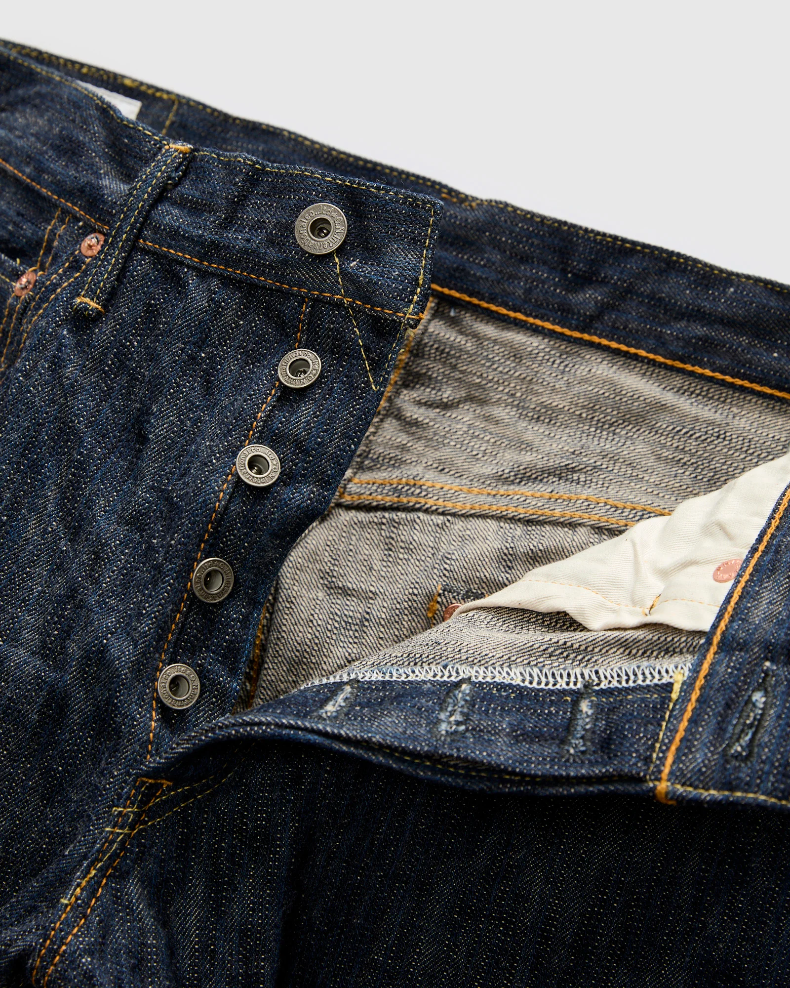270 "Kase" 16oz Natural Indigo Selvedge Denim - New Regular Straight Fit - Image 7