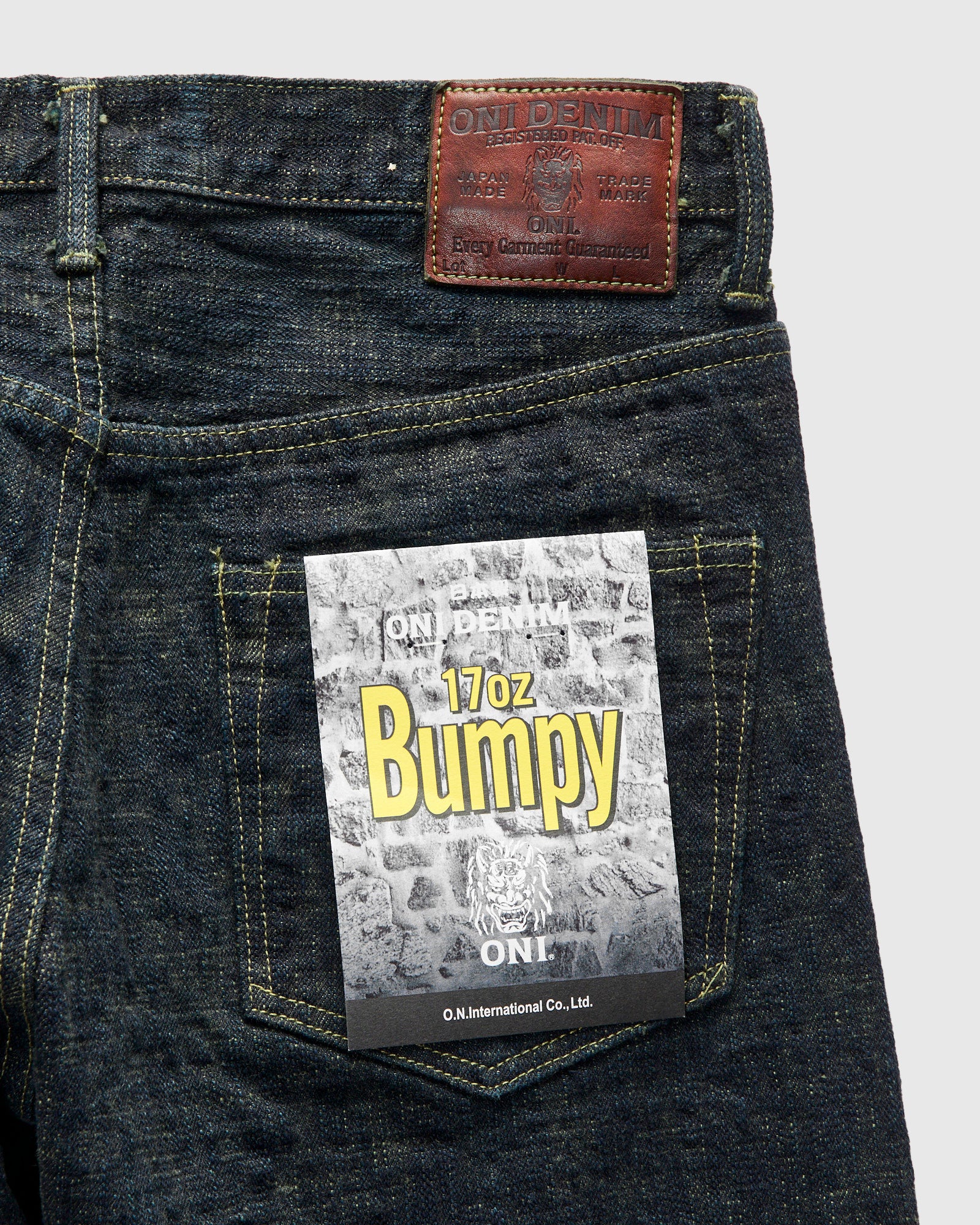 277-Bumpy "Kusaki Green Overdye" 17oz Selvedge Denim - Just-Right Straight Fit - Image 5