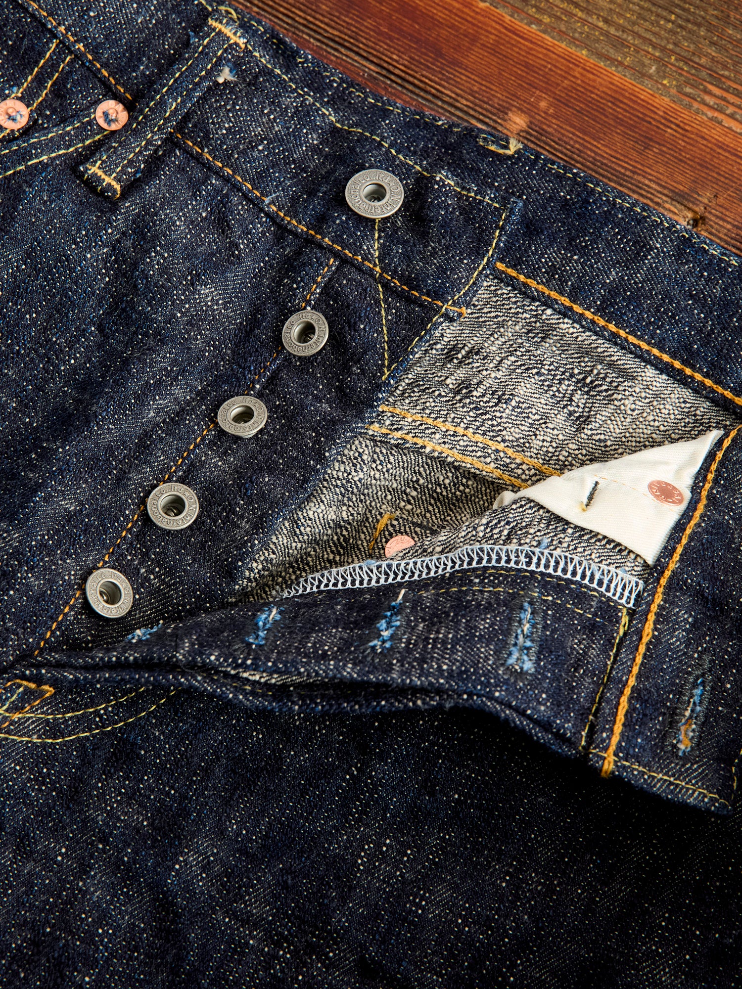 288 "Kasuri" 17oz Slub Selvedge Denim - Classic Straight Fit - Image 10