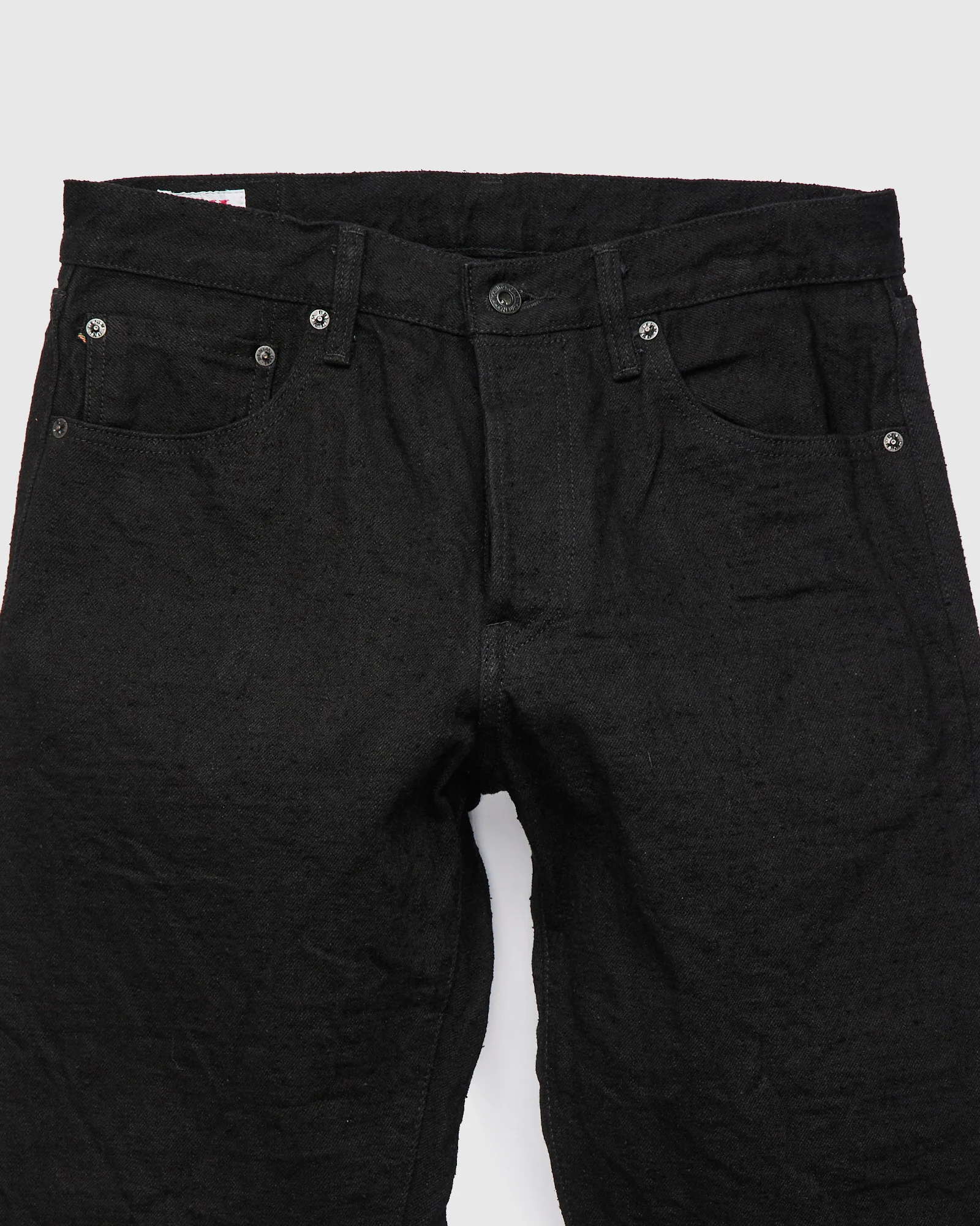 288CCD-BKBK "Crushed Concrete Black" 15oz Selvedge Denim - Classic Straight Fit - Image 5