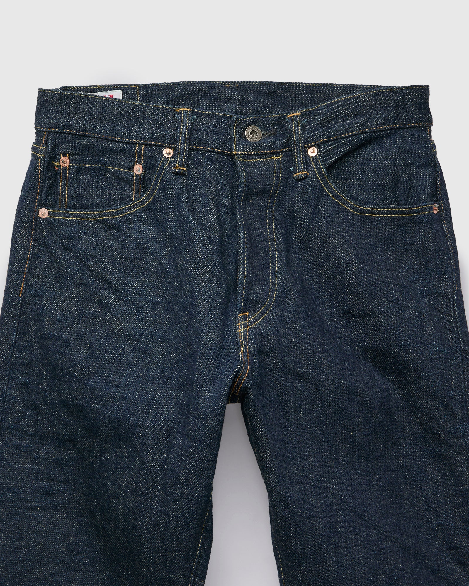 288ZR "Secret Denim – Beige Kabuki" 20oz Selvedge Denim - Classic Straight Fit - Image 7