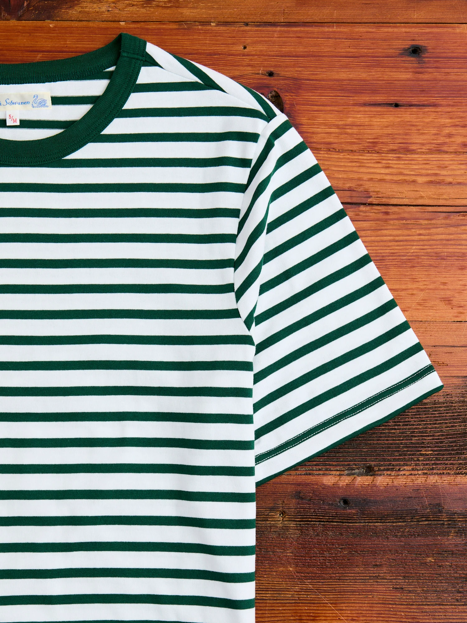 2M14 "Good Originals" 6.8oz Relaxed T-Shirt in Green/White - Image 4