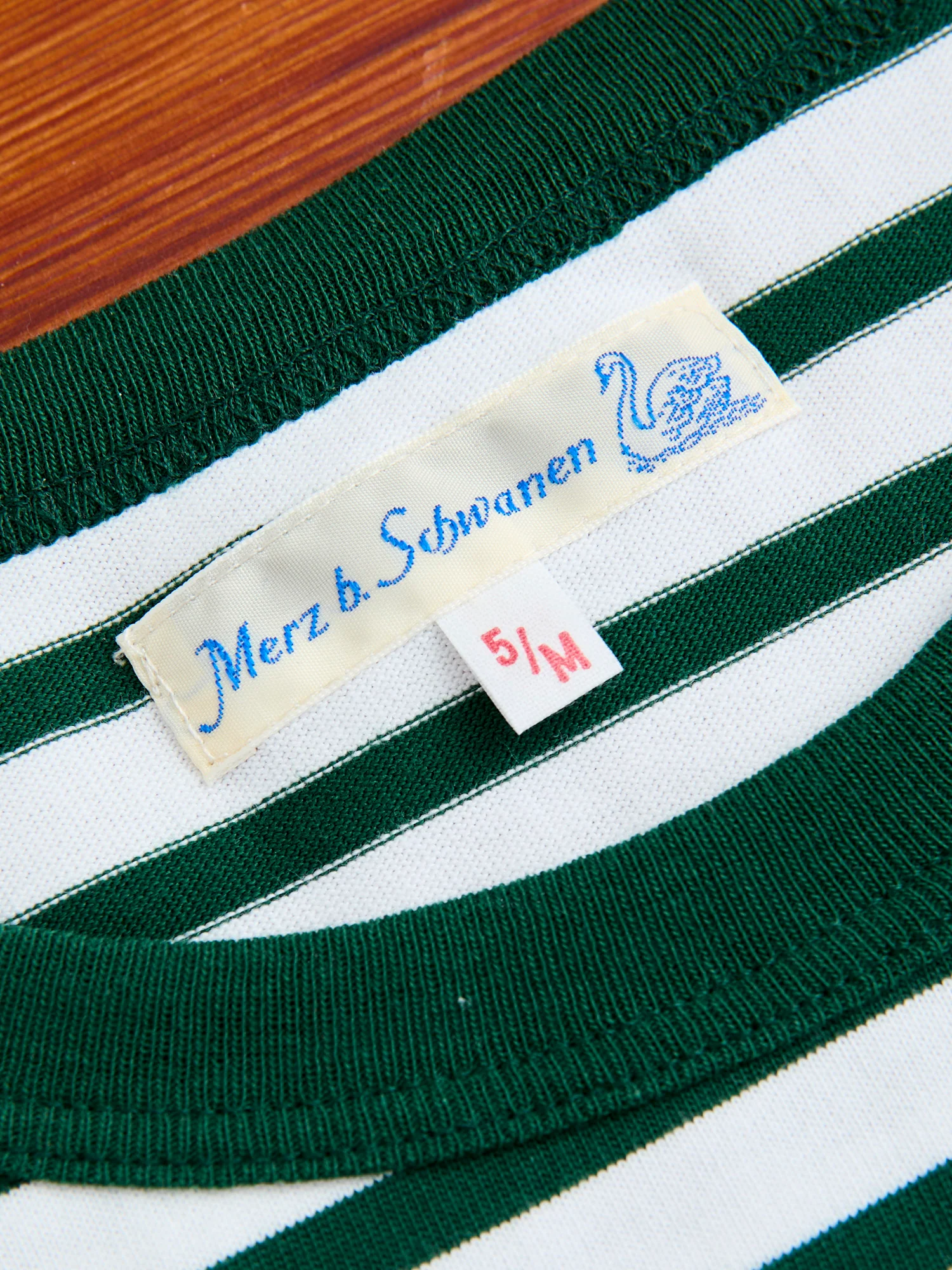 2M14 "Good Originals" 6.8oz Relaxed T-Shirt in Green/White - Image 5