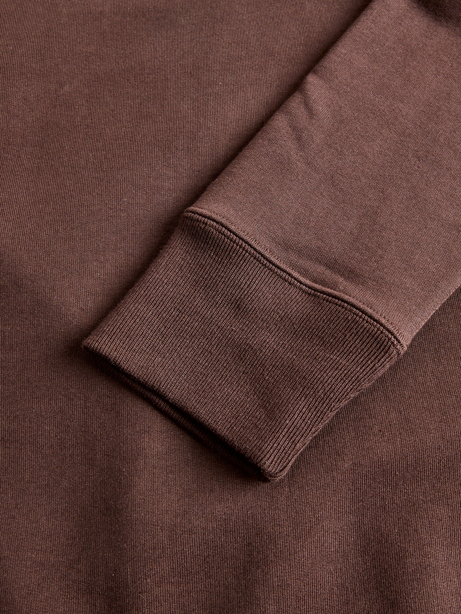 3S48 "Good Originals" Heavyweight Loopwheel Sweatshirt in Coffee - Image 5