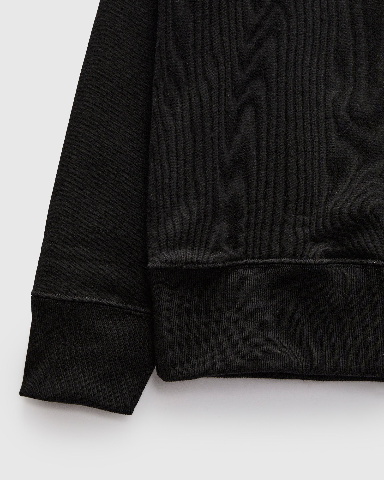 3S48 "Good Originals" Heavyweight Loopwheel Sweatshirt in Deep Black - Image 5
