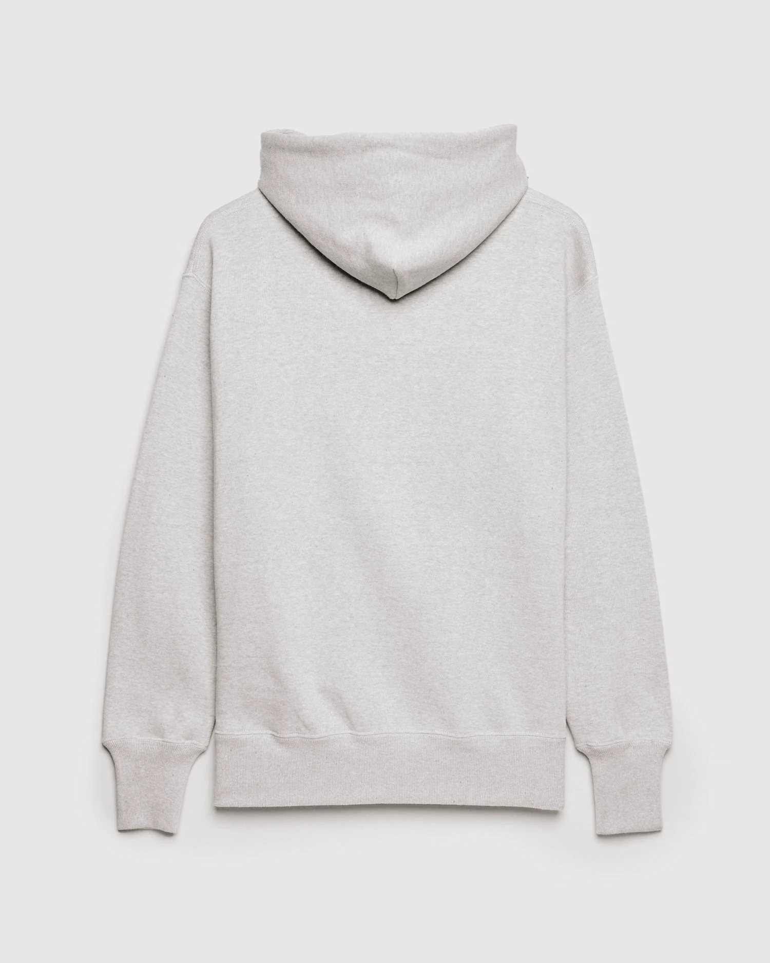 450 Loopwheel Hoodie in Heather Grey - Image 2