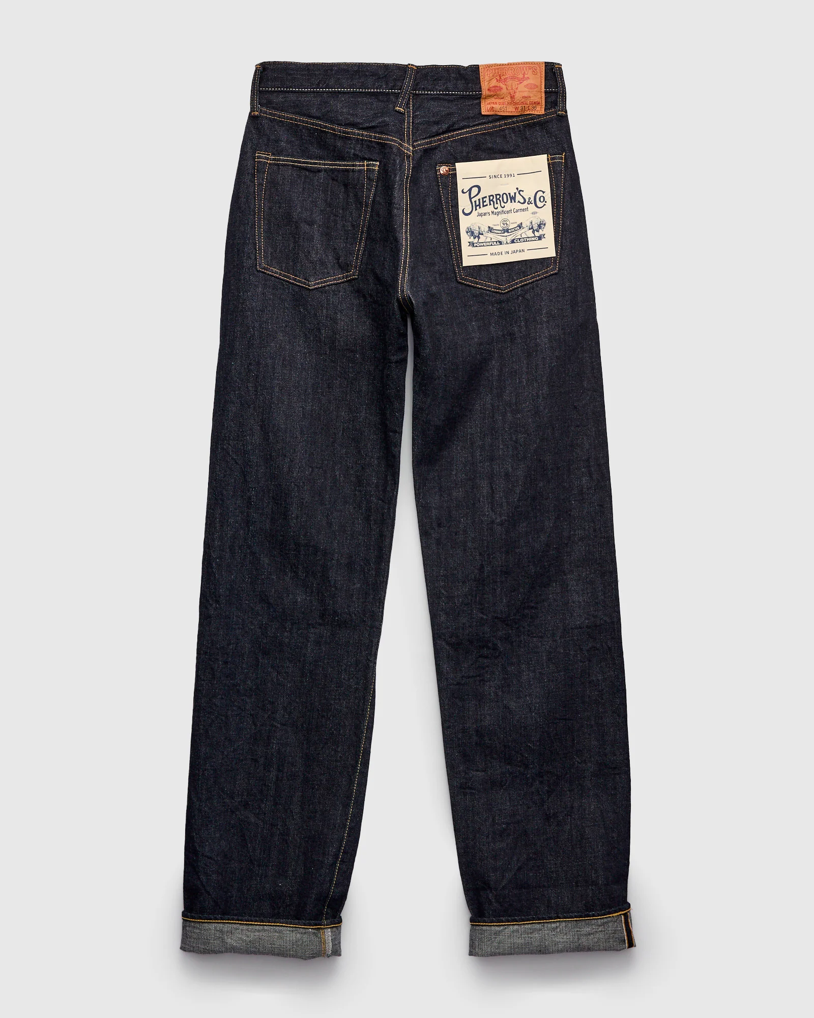 451SW 13.5oz Selvedge Denim - Wide Straight Fit - Image 3