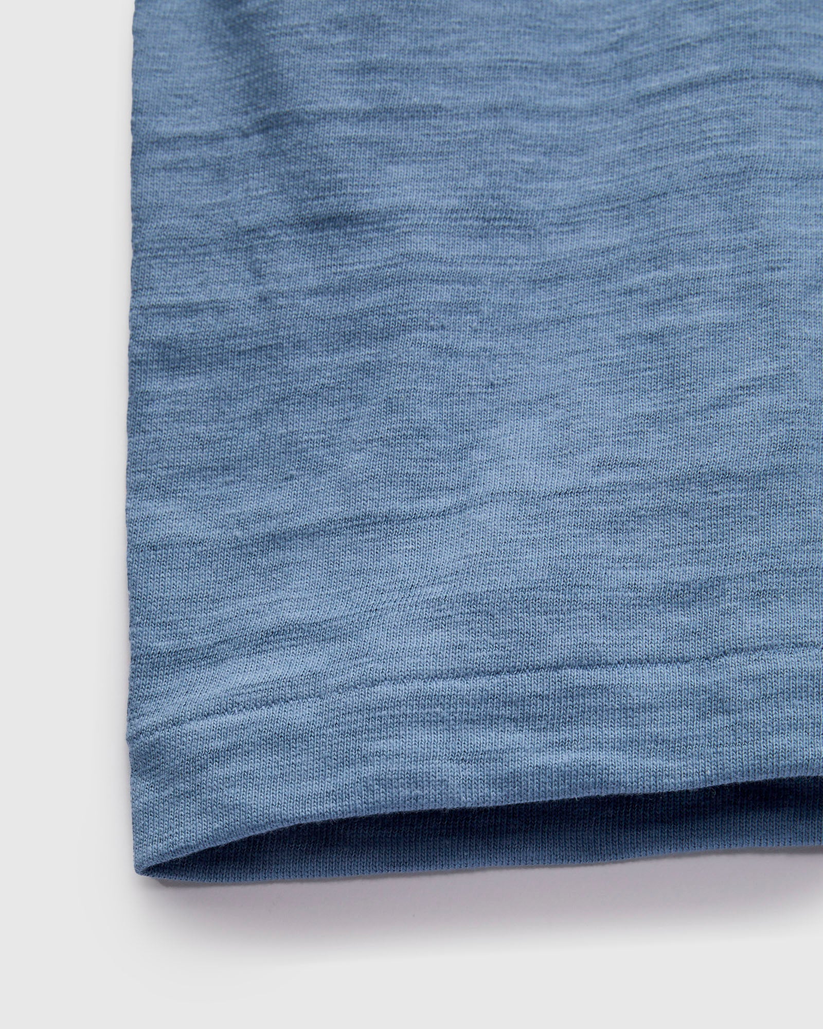 4601 Tube Knit Pocket Tee in Pale Blue - Image 5