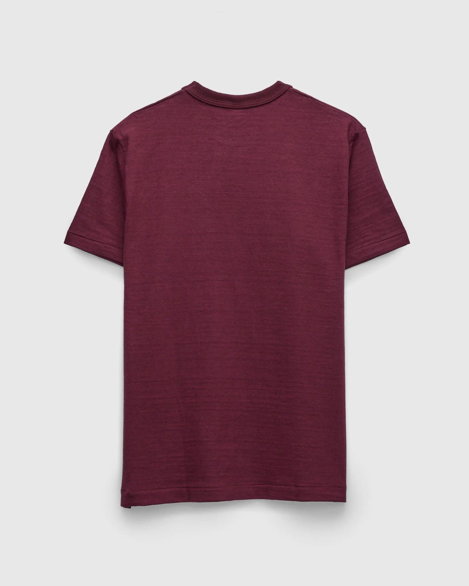 4601 Tube Knit Tee in Bordeaux - Image 2
