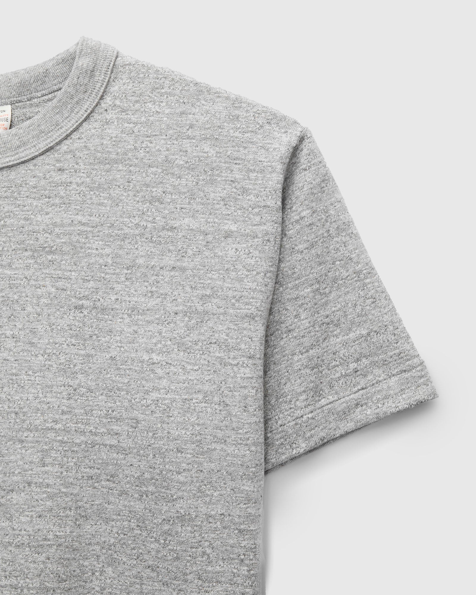 4601 Tube Knit Tee in Heather Grey - Image 4