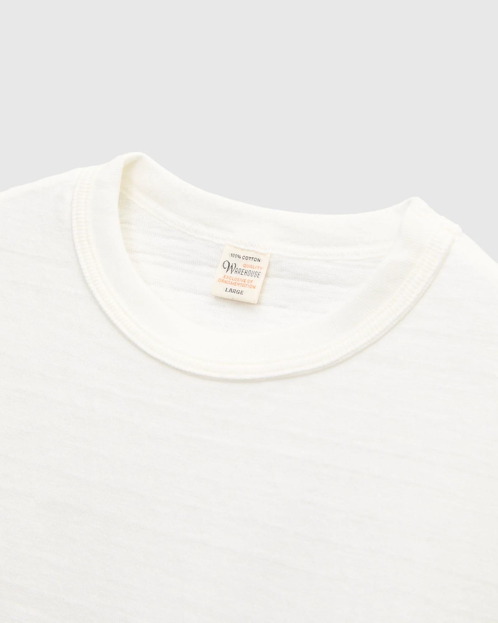 4601 Tube Knit Tee in Off-White - Image 3