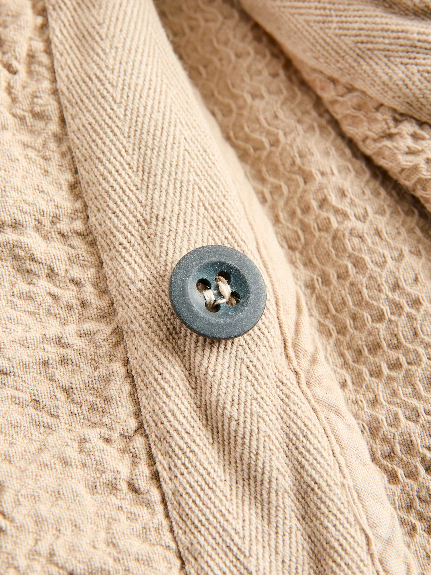 464 Webbing Fly Shirt in Coffee Wave Calico - Image 8