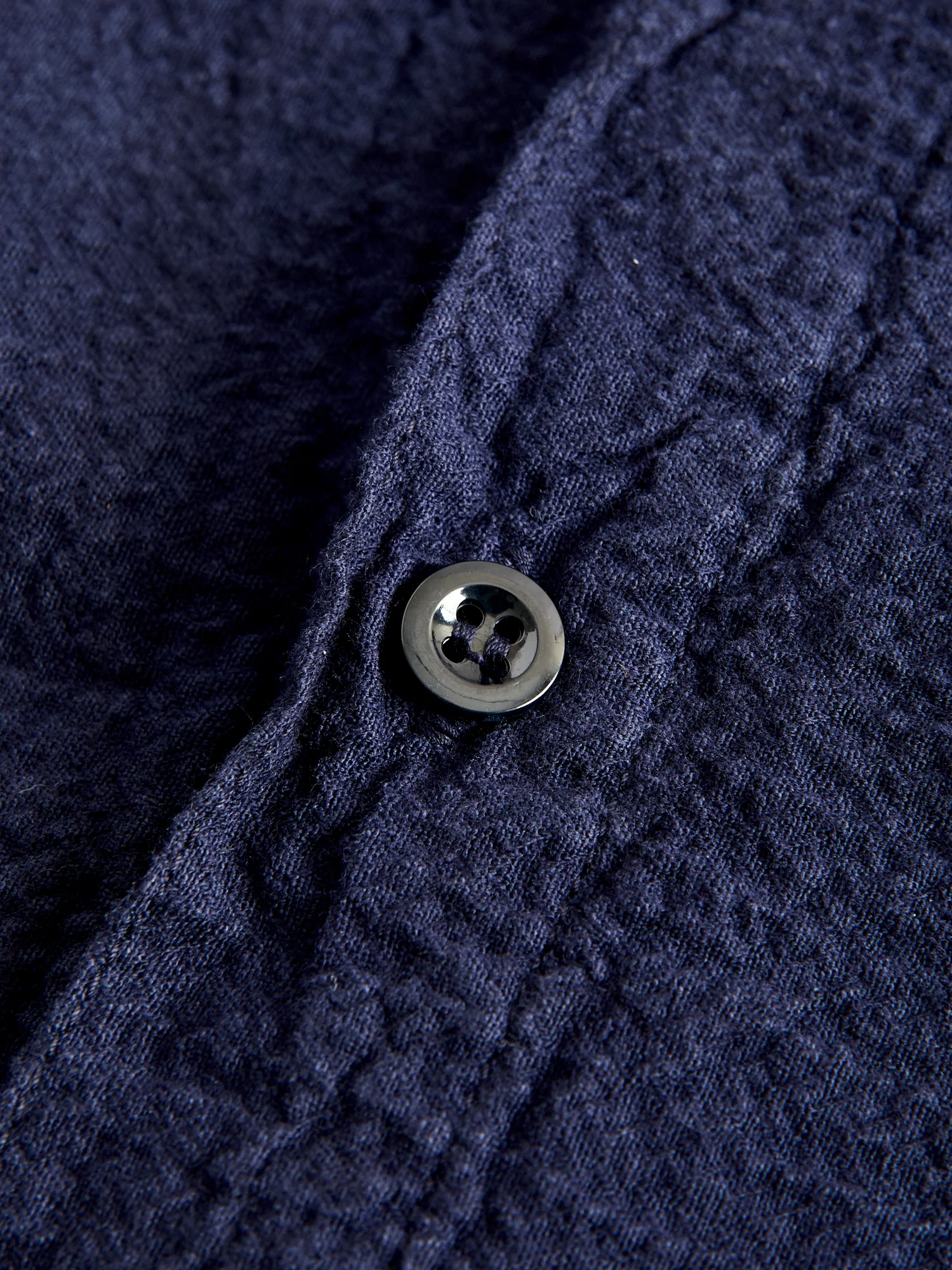 465 Argyle Chest Pocket Shirt in Hadal Blue Wave Calico - Image 6