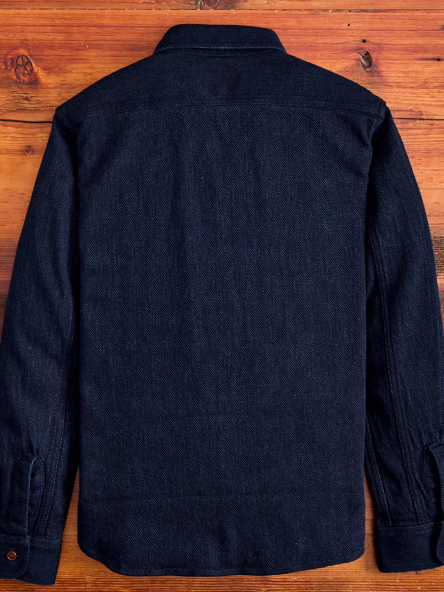 5713 "Heavyweight Sashiko" Work Shirt in Indigo - Image 3