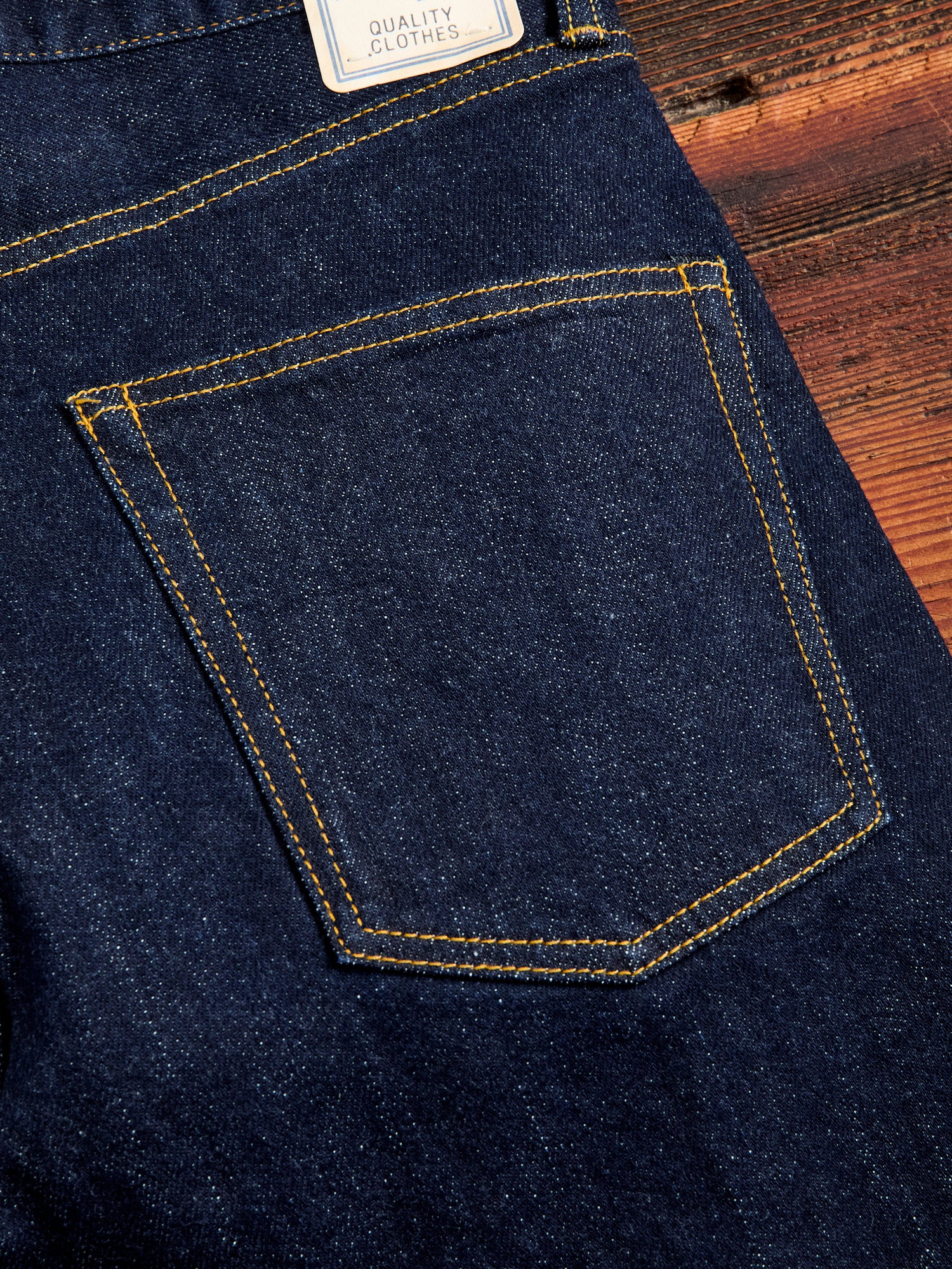 11.8oz Indigo Stretch Selvedge Denim - Tapered Fit - Image 11