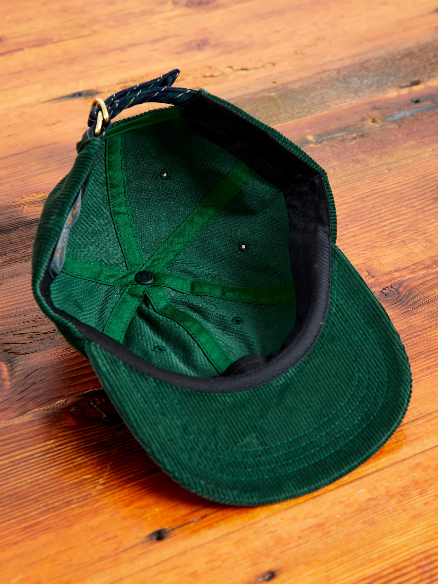 6-Panel Corduroy Cap in Green - Image 8