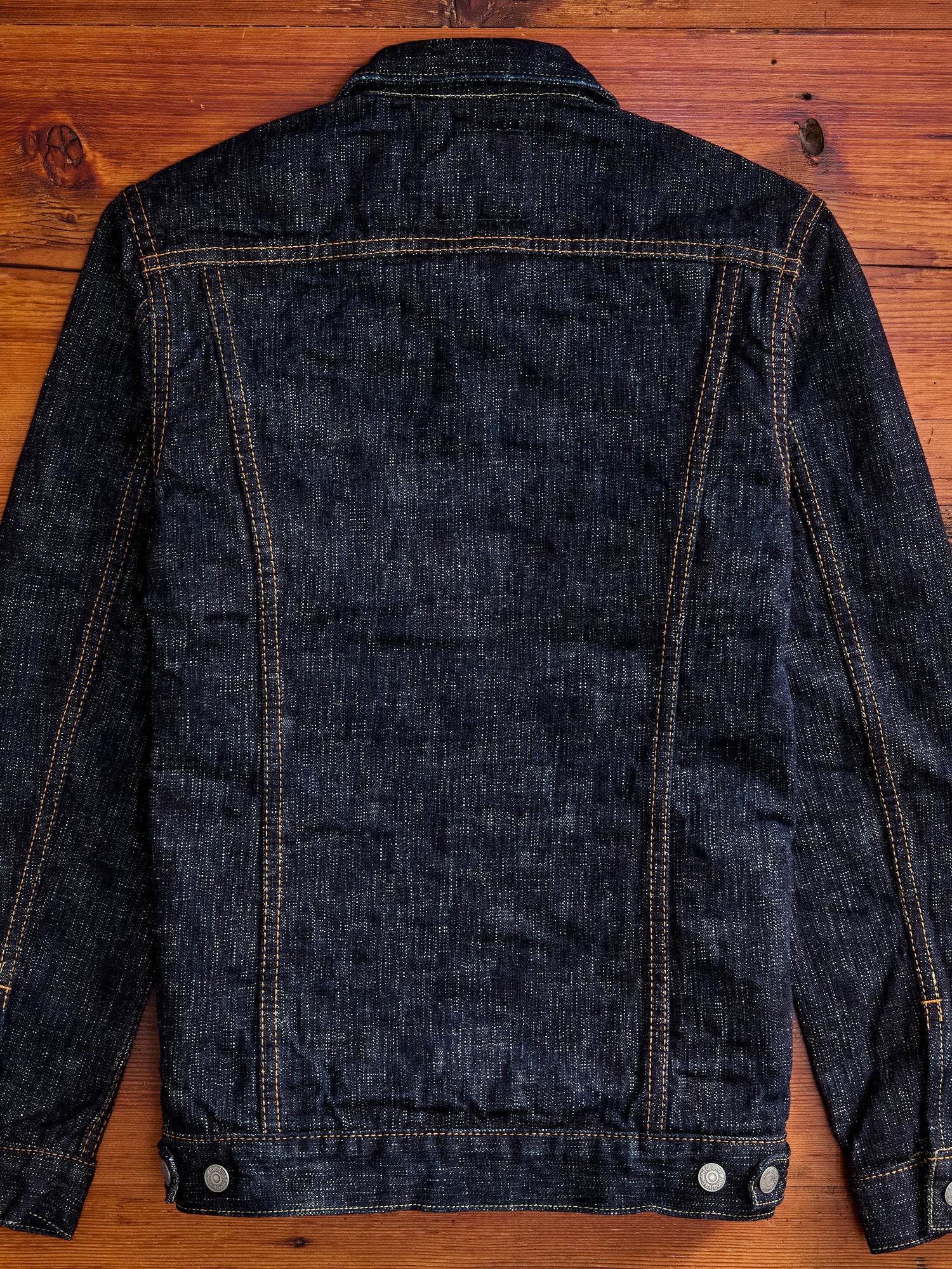 6111 16oz "Double Slub" Type-2 Denim Jacket in Indigo - Image 4