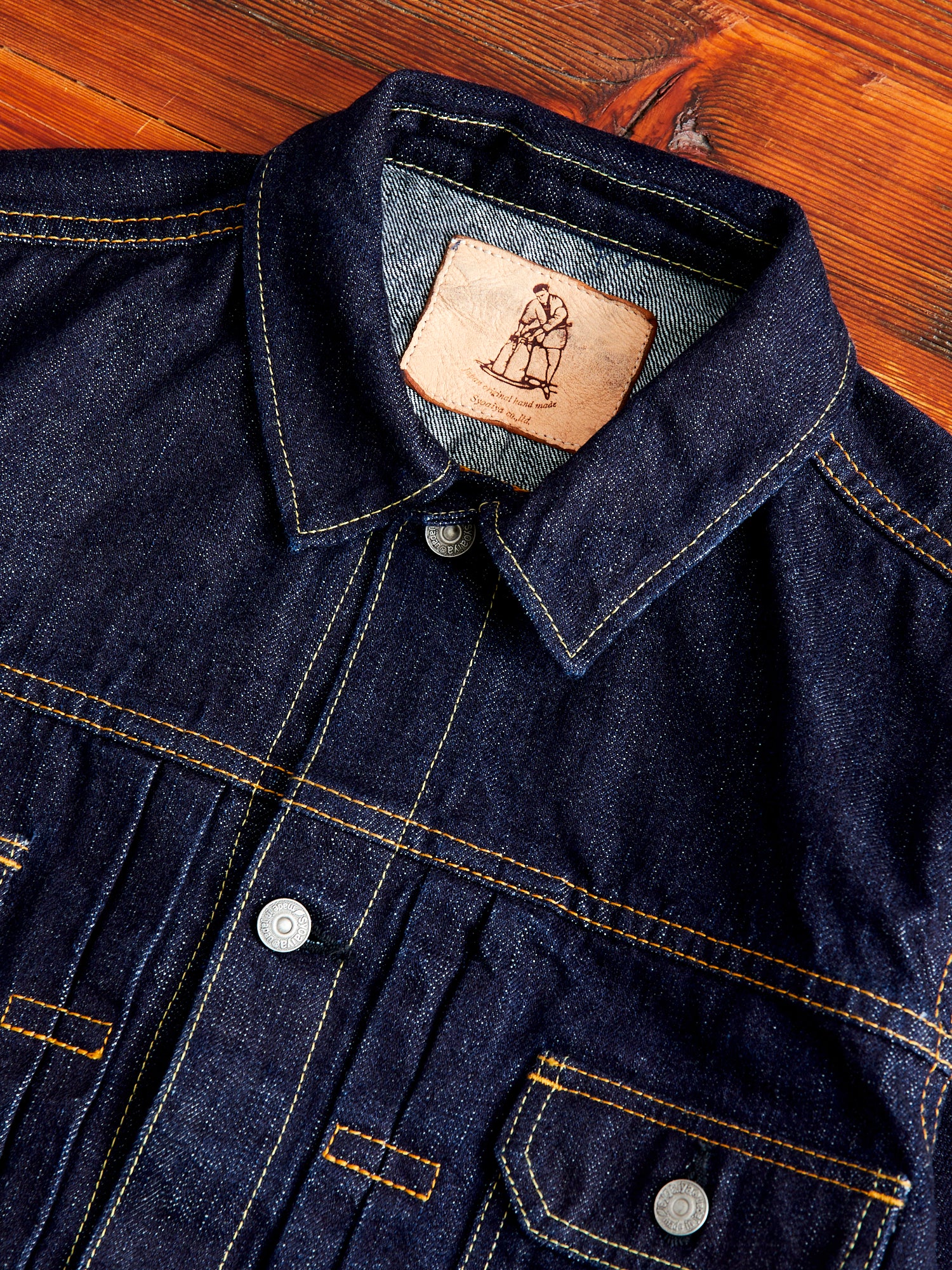 6113 14oz Type-2 Denim Jacket in Indigo - Image 3