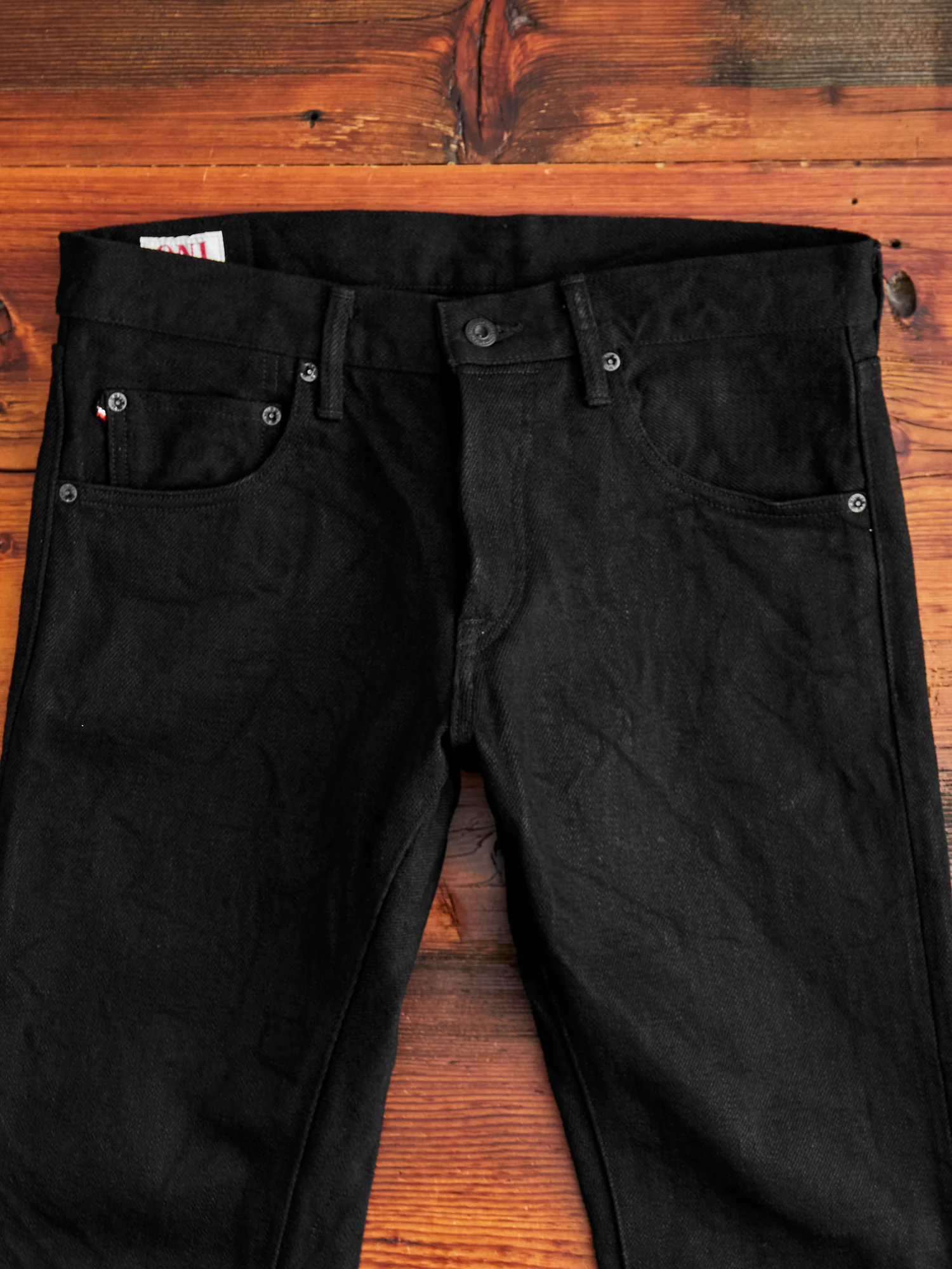 622ZR-BK "Secret Black" 20oz Selvedge Denim - Relaxed Tapered Fit - Image 7
