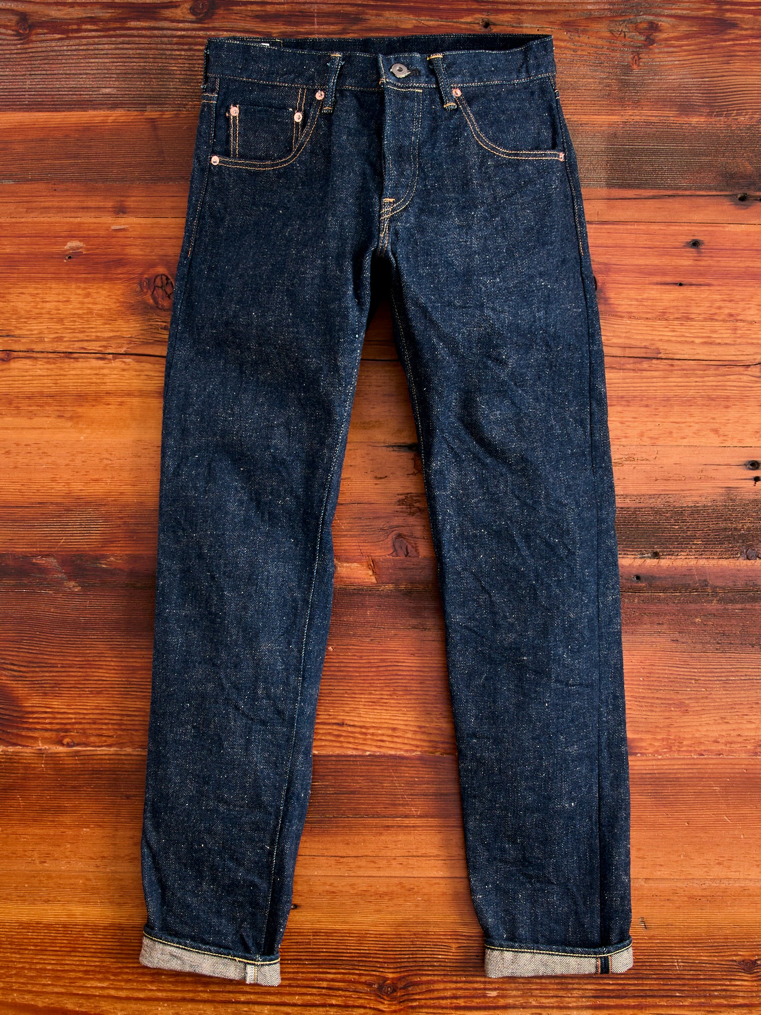 622ZR-ECRU "Secret Denim" 20oz Selvedge Denim - Relaxed Tapered Fit - Image 4