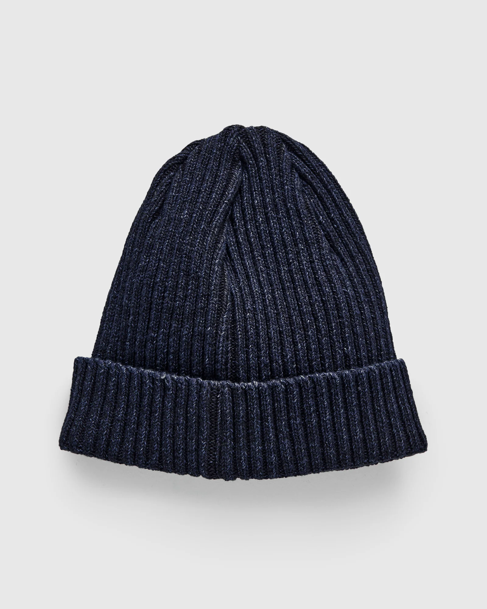 6817 Rib Watch Cap in Indigo - Image 3