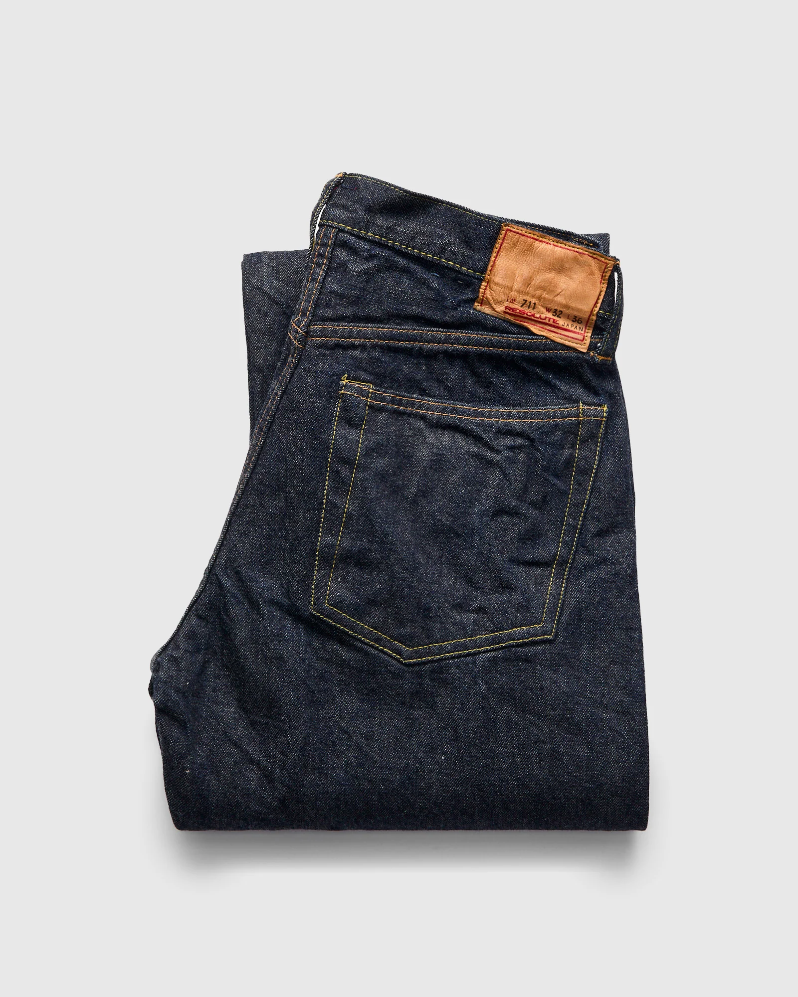 711 "XX Model" 13.5oz Rinsed Selvedge Denim - Regular Straight Fit - Image 2