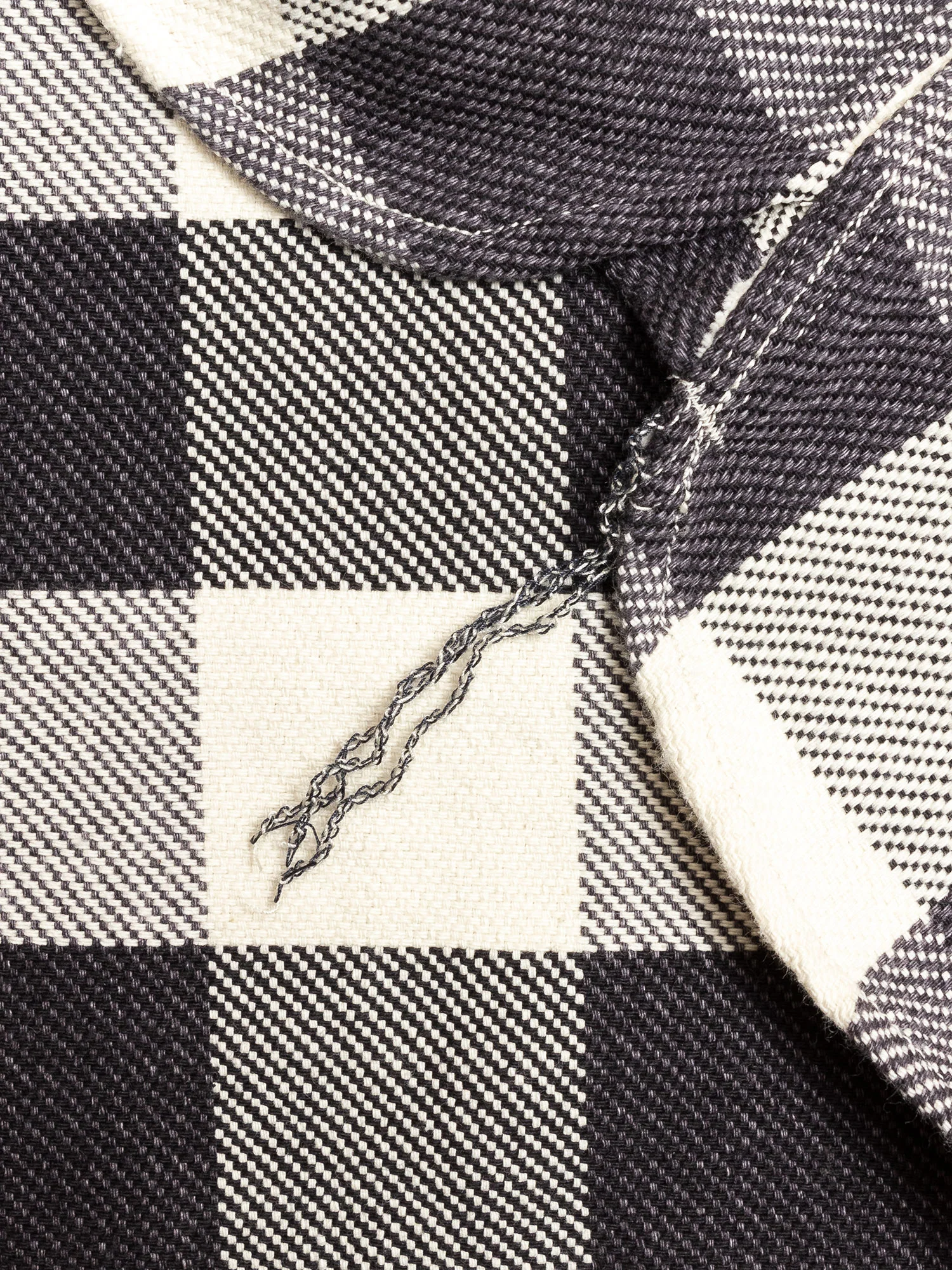 720WS Heavy Flannel Shirt in White - Image 7