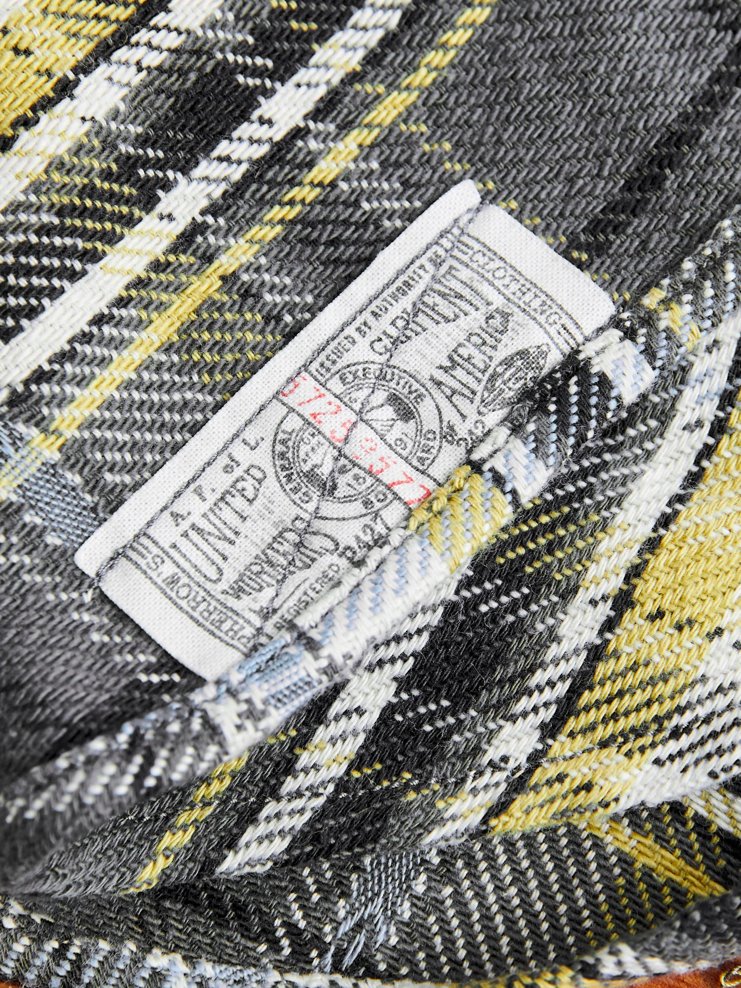 750WS Heavy Flannel Shirt in Grey - Image 10